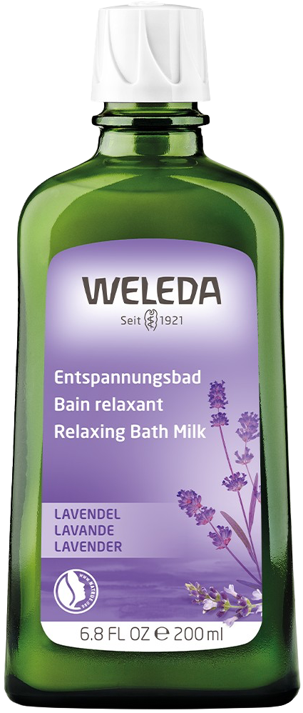 Weleda Lavender Relaxing Bath Milk, 200 ml