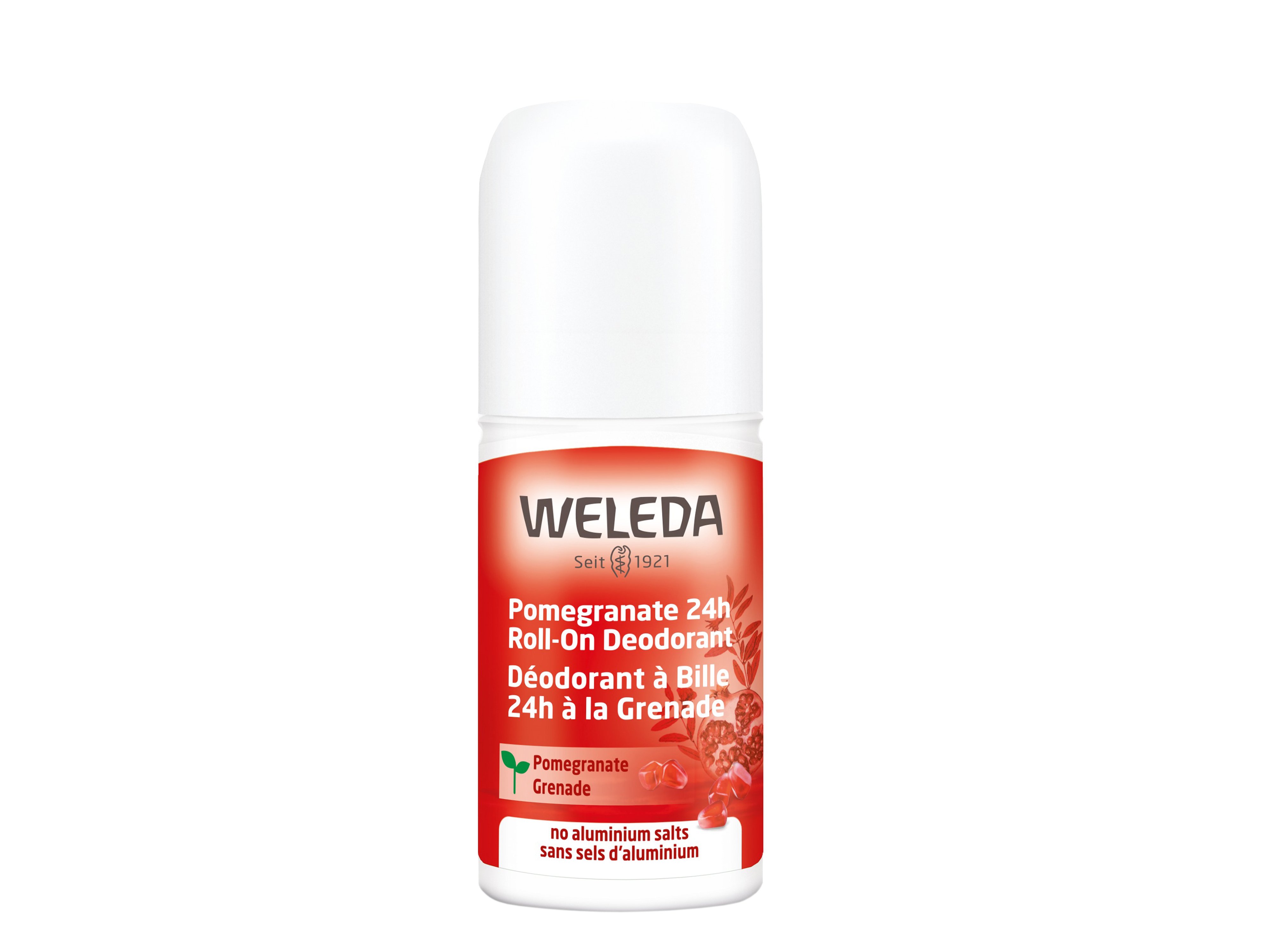 Weleda Pomegranate 24h Roll-On Deodorant, 50 ml