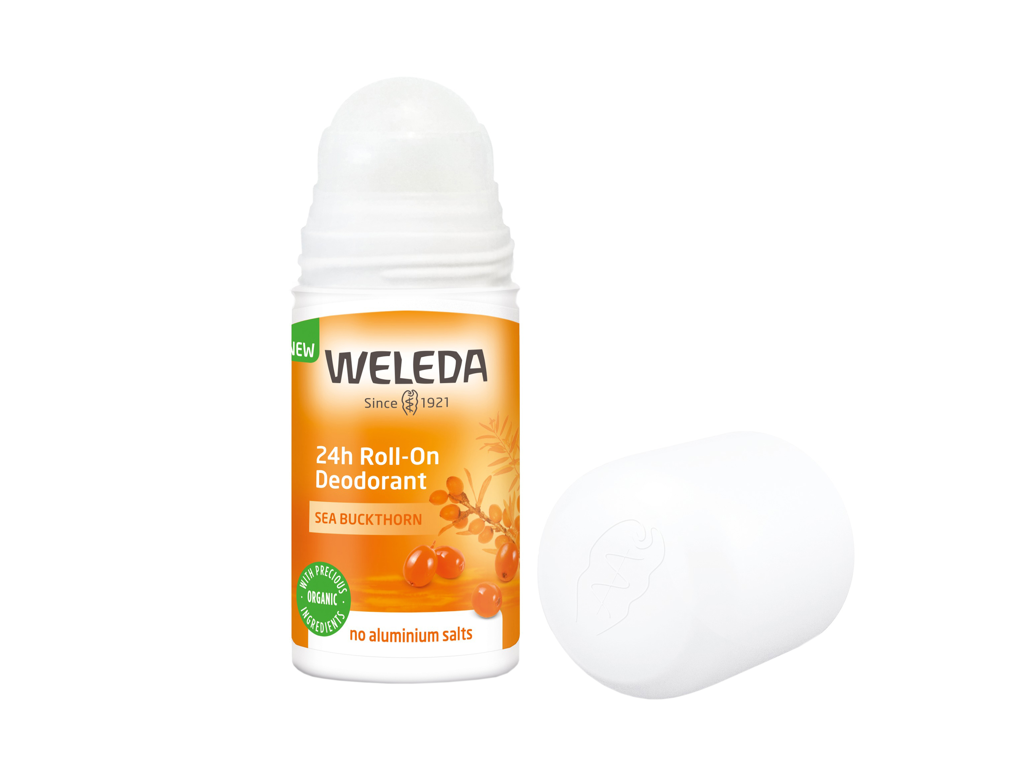 Weleda Sea Buckthorn 24h Roll-On Deodorant, 50 ml