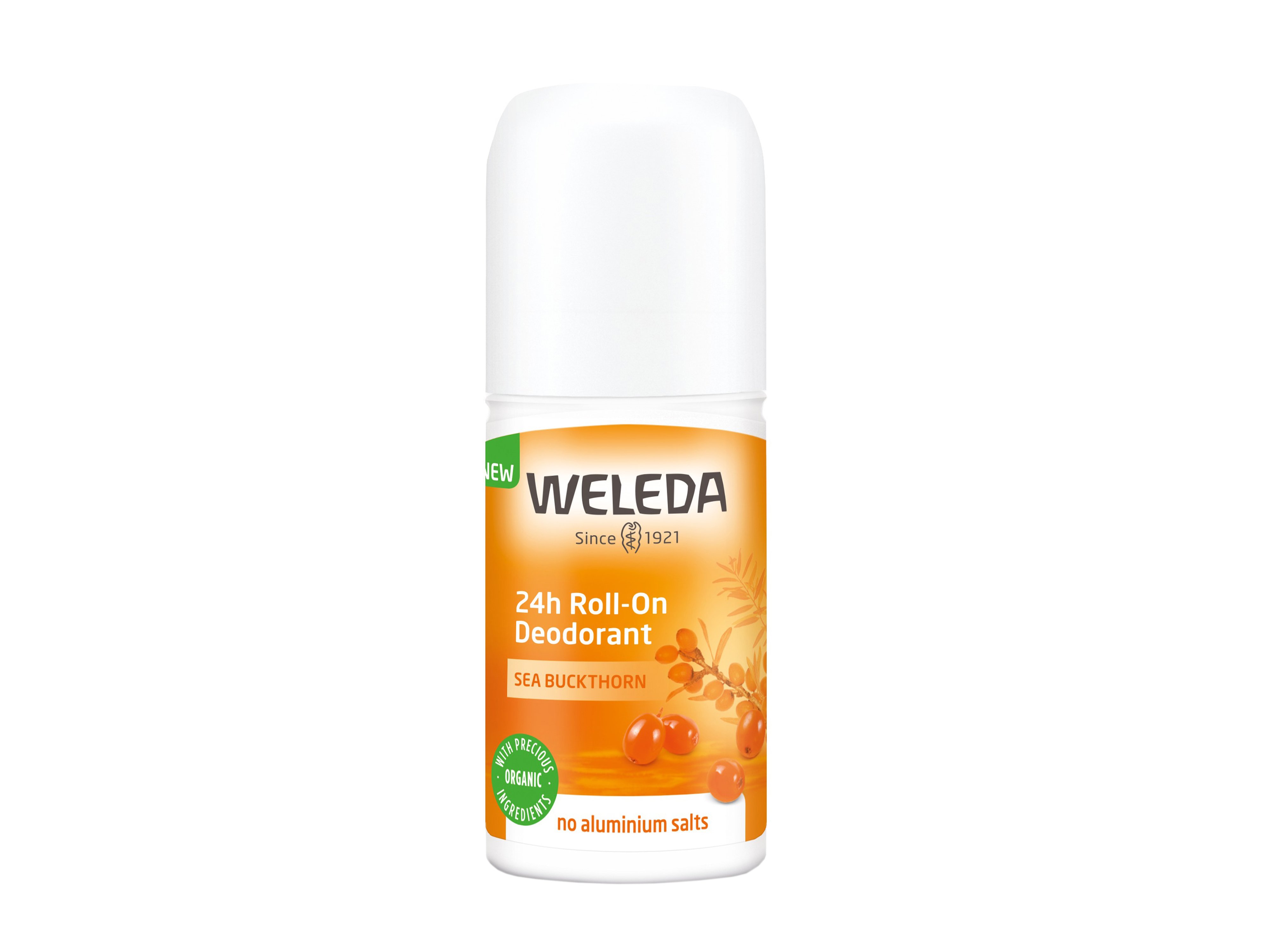 Weleda Sea Buckthorn 24h Roll-On Deodorant, 50 ml