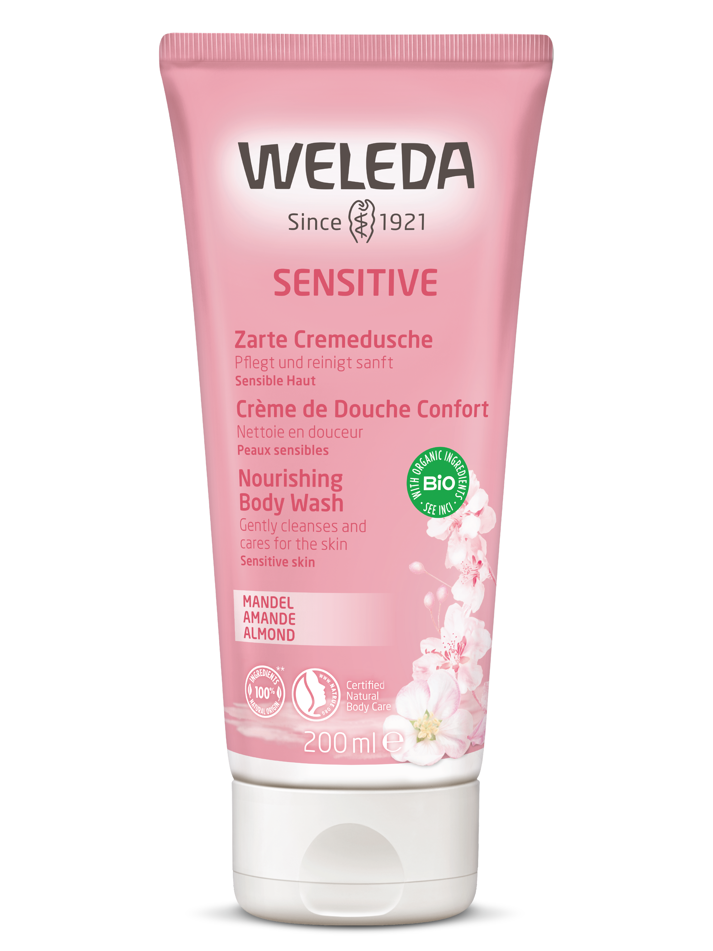 Weleda Almond Sensitive Shower Lotion, 200 ml
