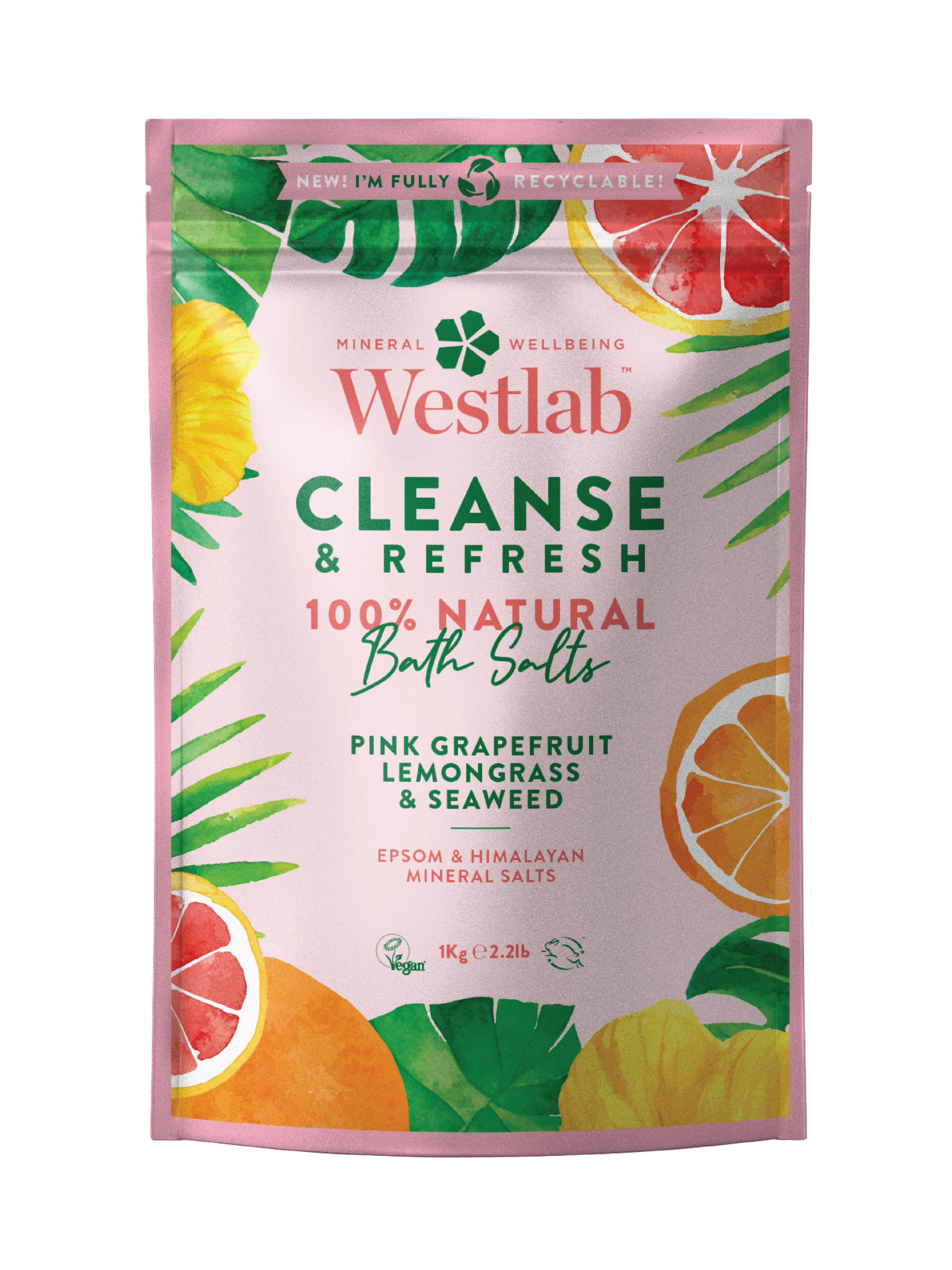 Westlab Badesalt Cleanse, 1 kg