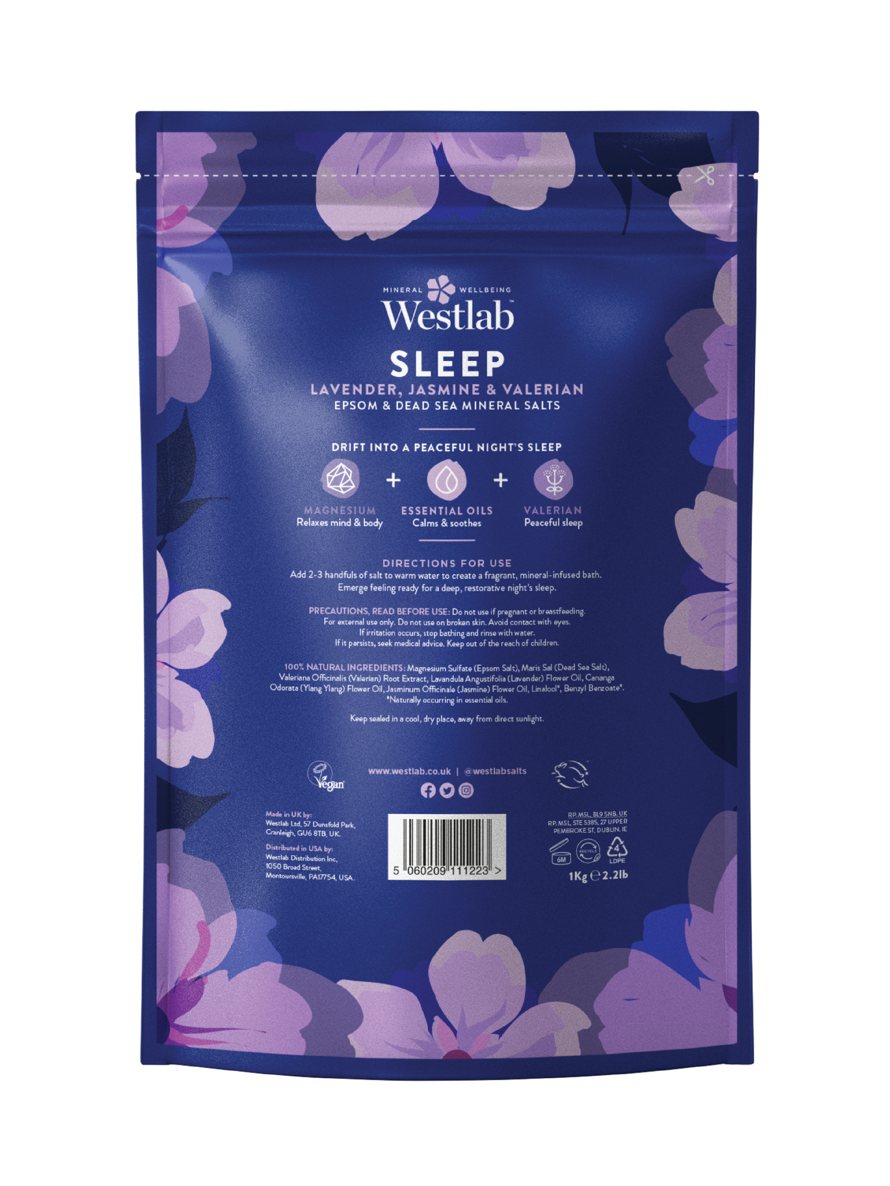 Westlab Badesalt Sleep, 1 kg