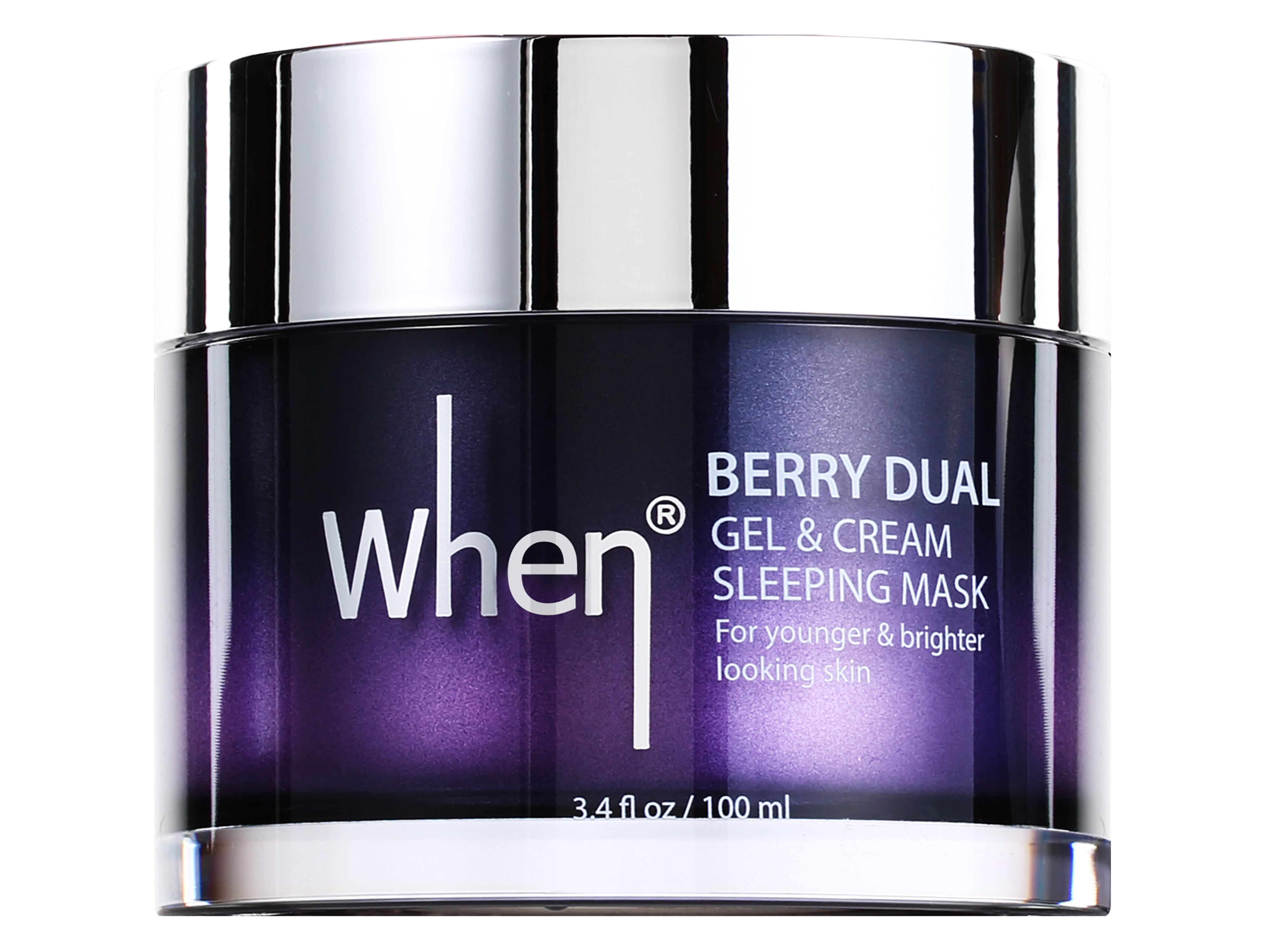 When Berry Dual Gel & Cream Sleep Mask, 100 ml