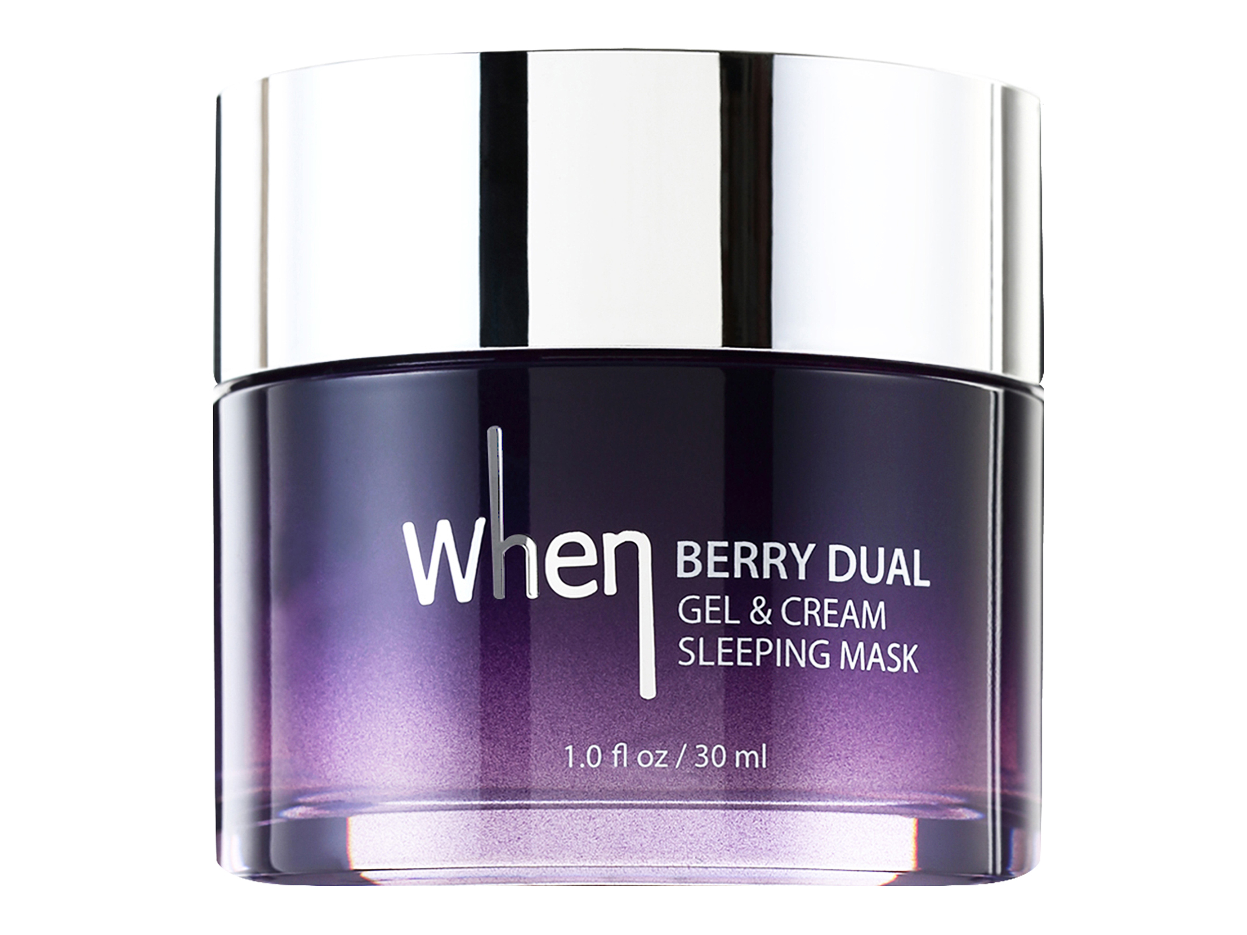 When Berry Dual Gel & Cream Sleep Mask, 30 ml