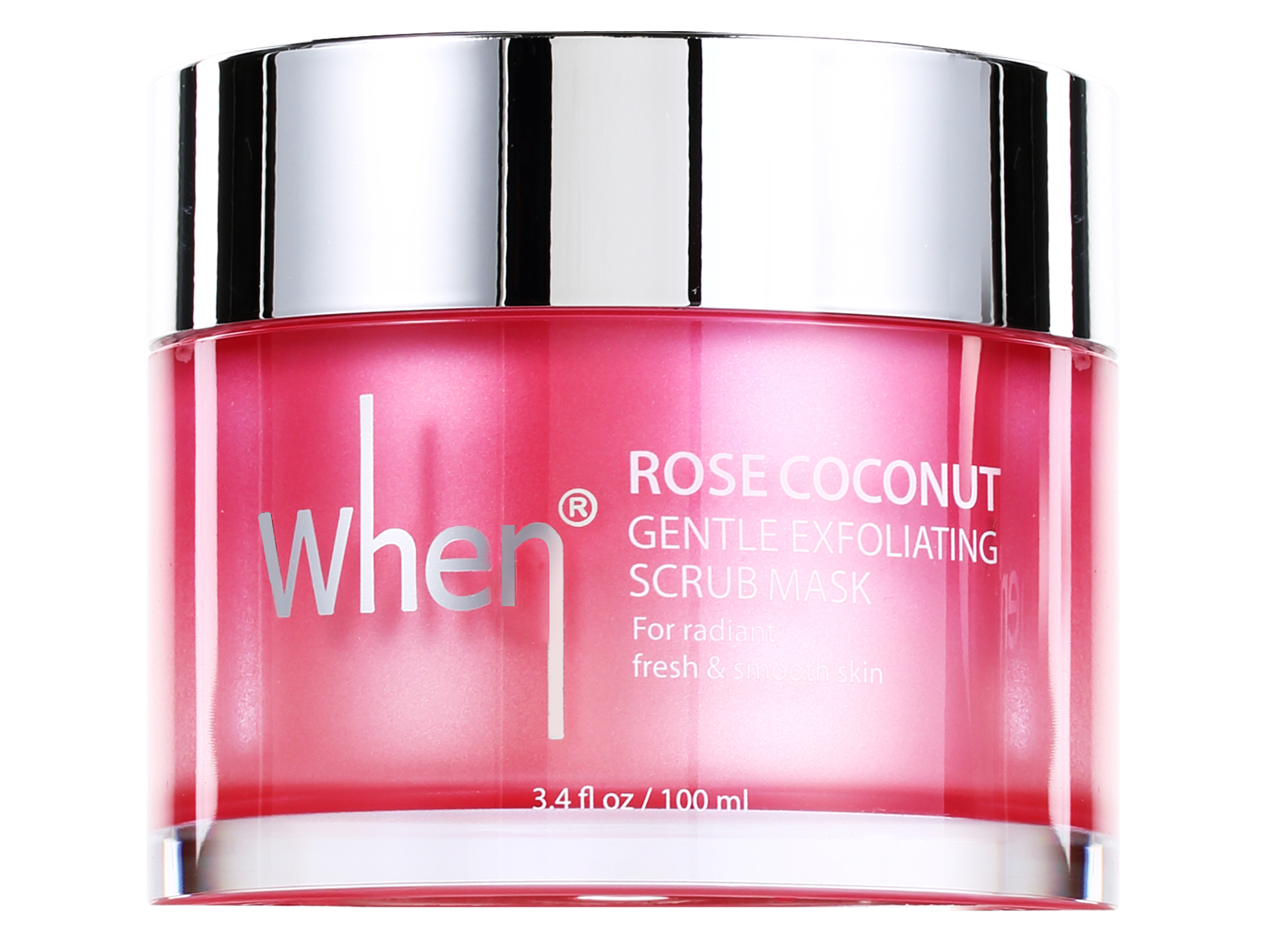 When Rose Coconut Gentle Exfoliating Scrub Mask, 100 ml