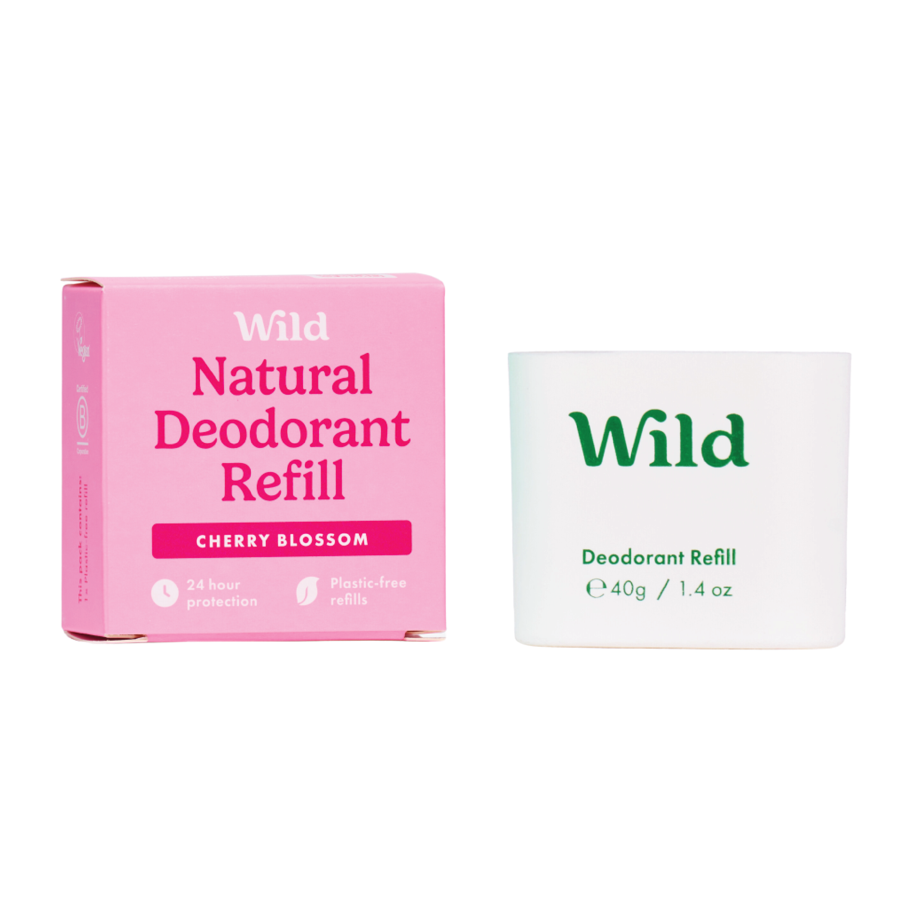 Wild Deo Cherry Blossom Refill, 40 g