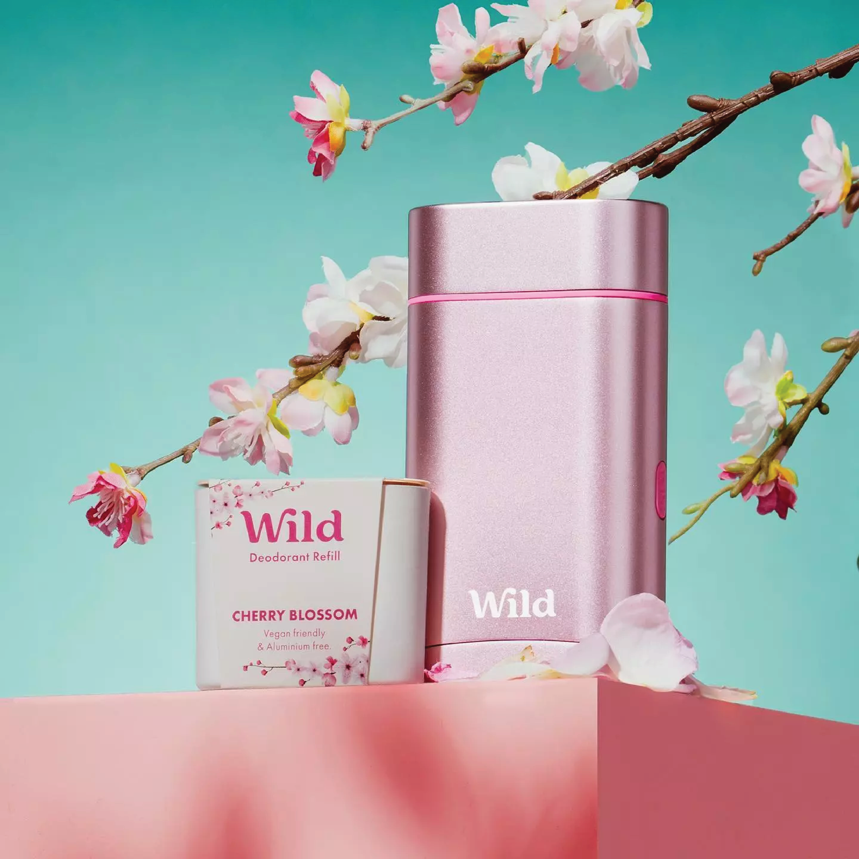 Wild Deo Cherry Blossom Startpakke, Rosa, 1 stk.