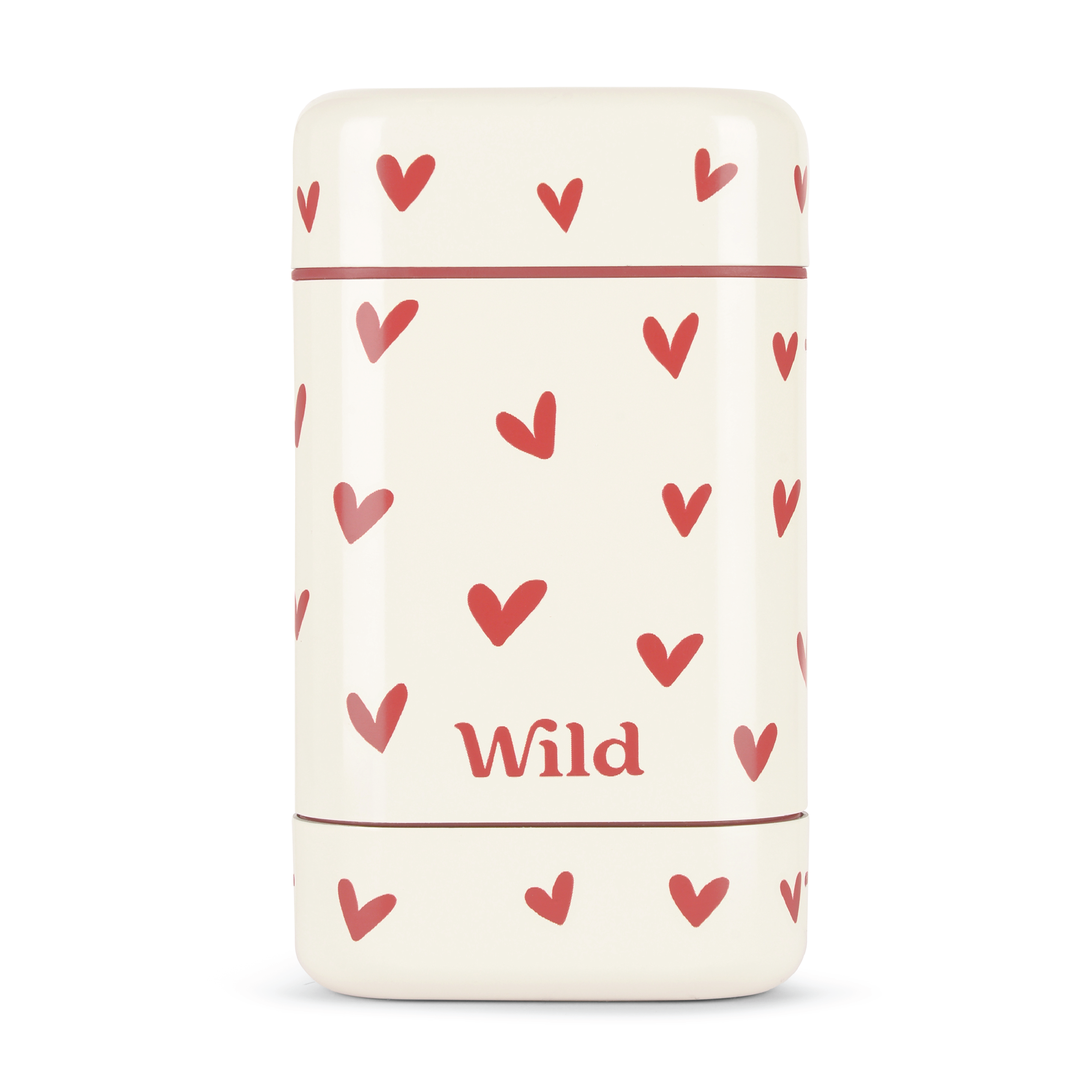 Wild Deo Heart Case Pink Grapefruit & Lime Startpakke, Hvit, 40 g