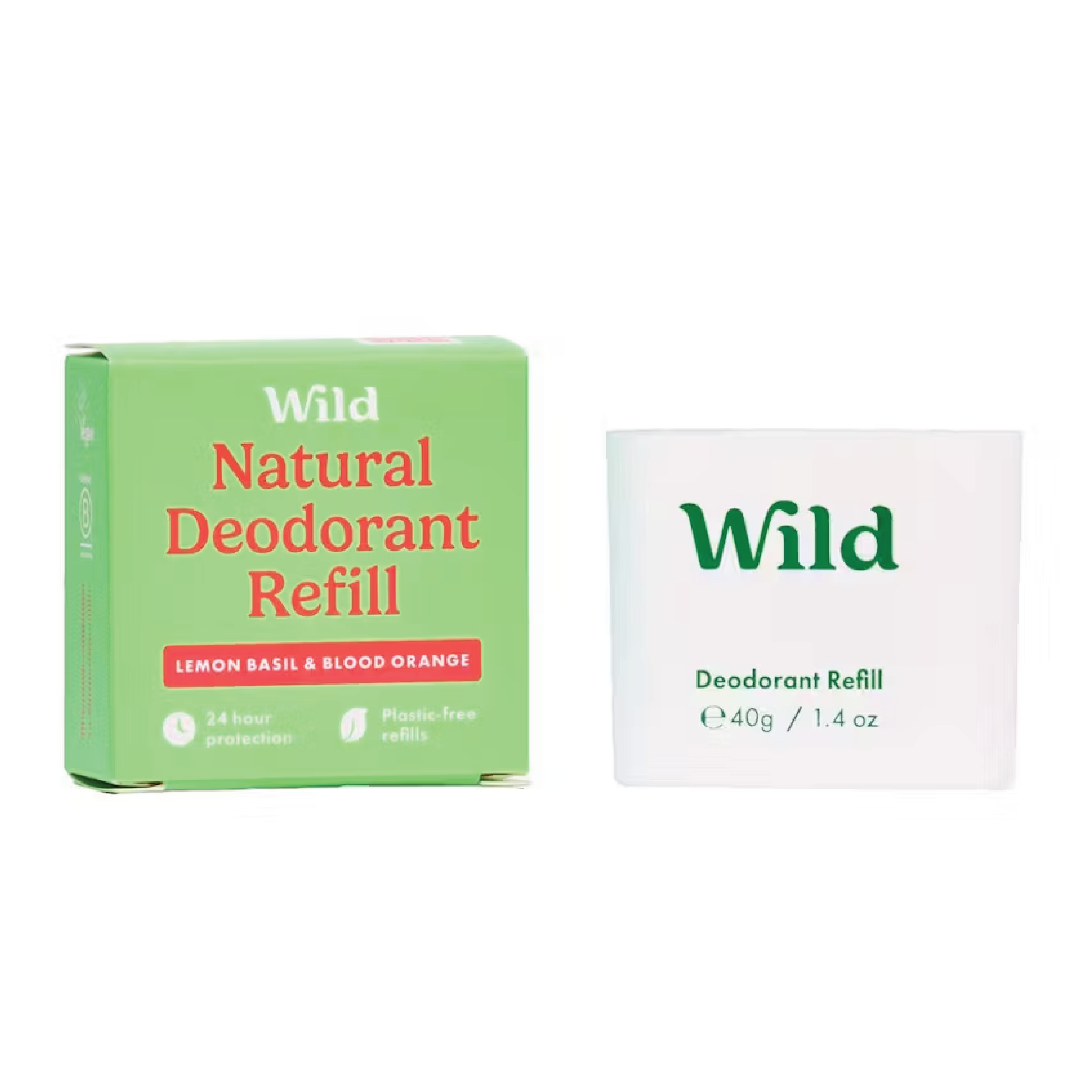 Wild Deo Lemon, Basil & Blood Orange Refill, 40 g