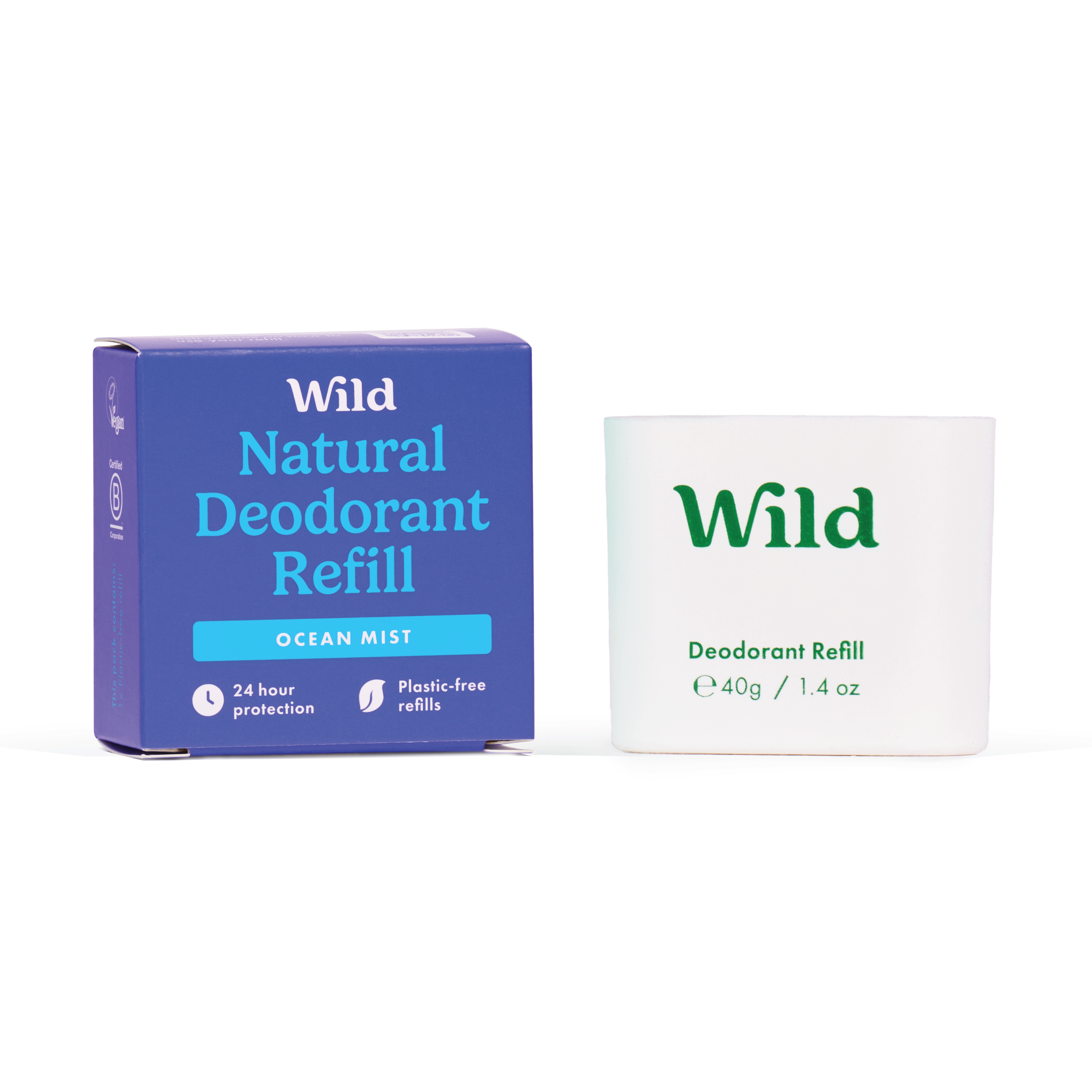 Wild Deo Ocean Mist Refill, 40 g
