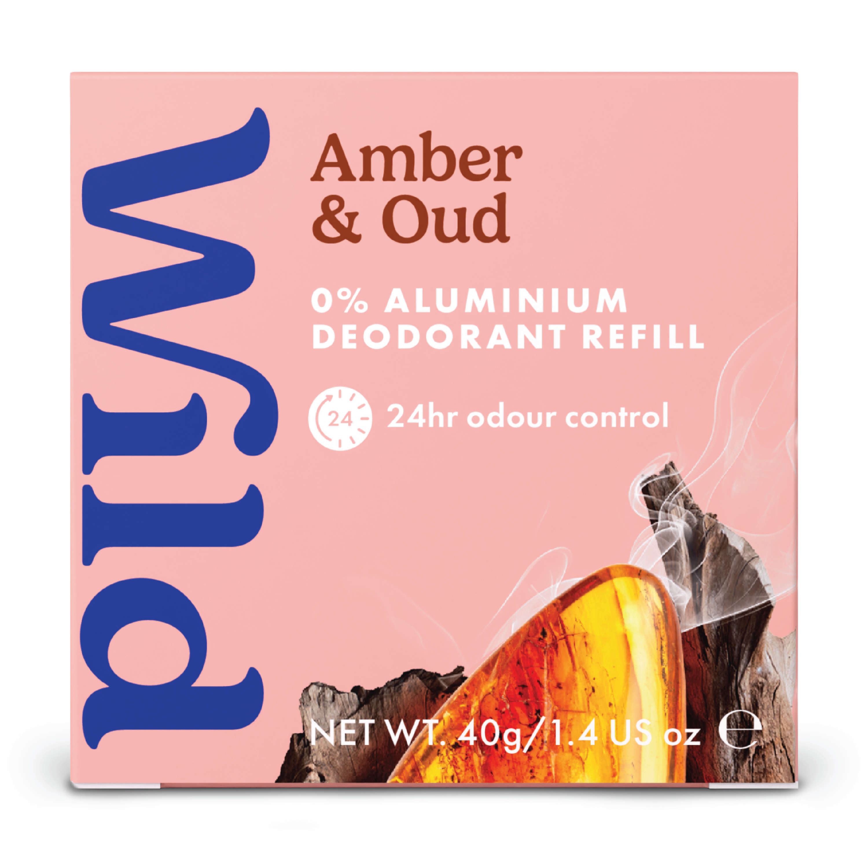 Wild Deo Stick Amber Oud Refill, 40 g