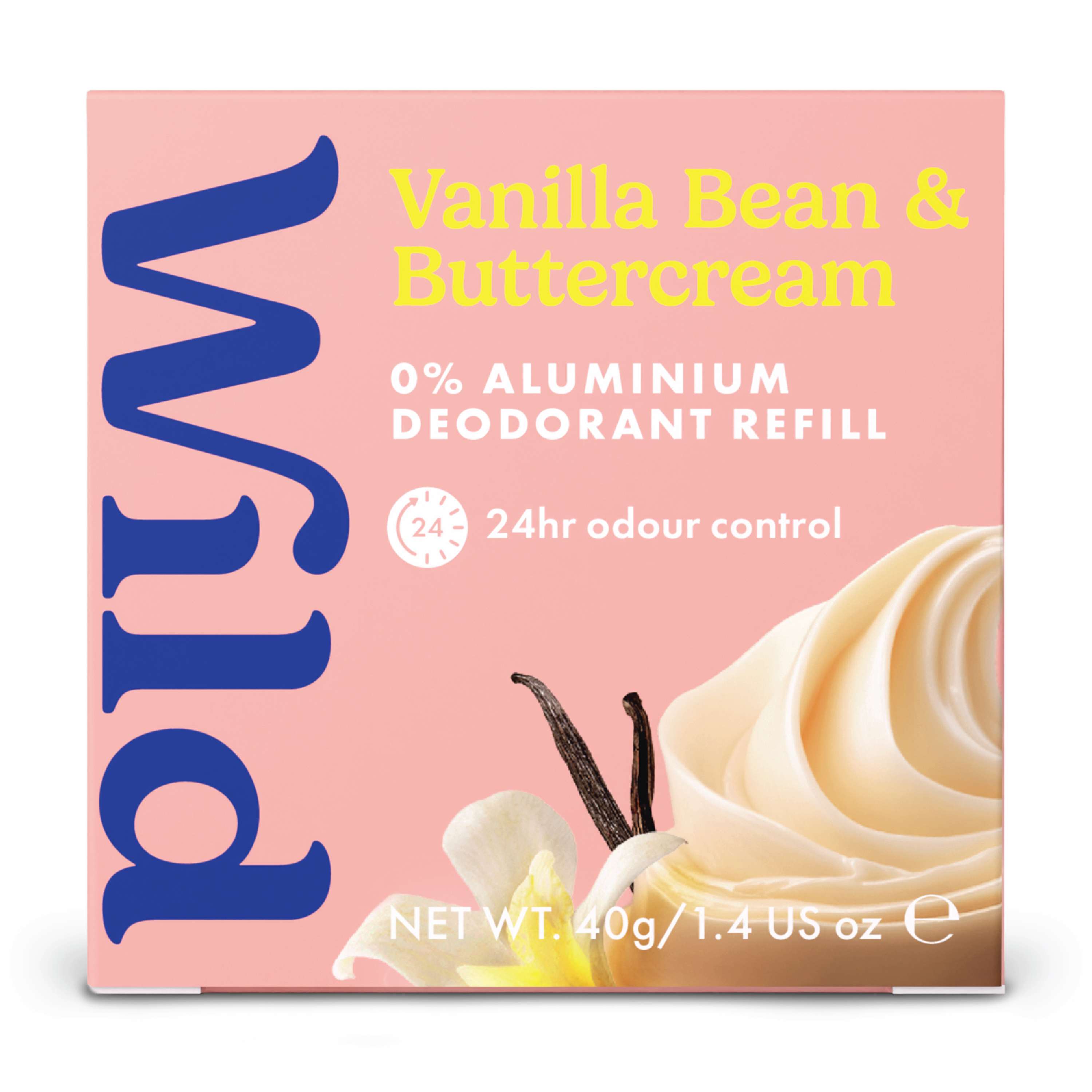 Wild Deo Stick Vanilla Bean Buttercream Refill, 40 g