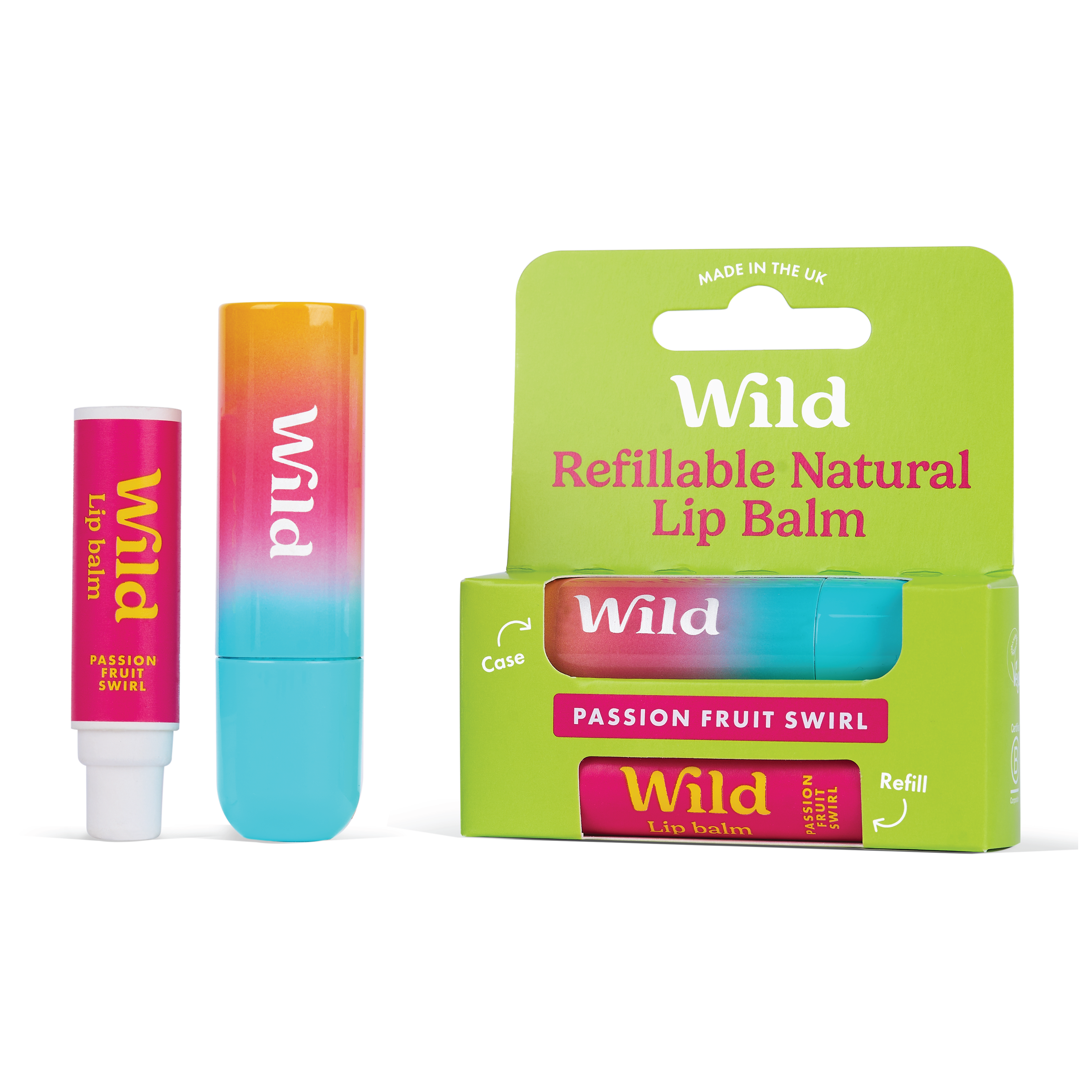Wild Lip Balm Passionfruit Swirl, 4,5 g