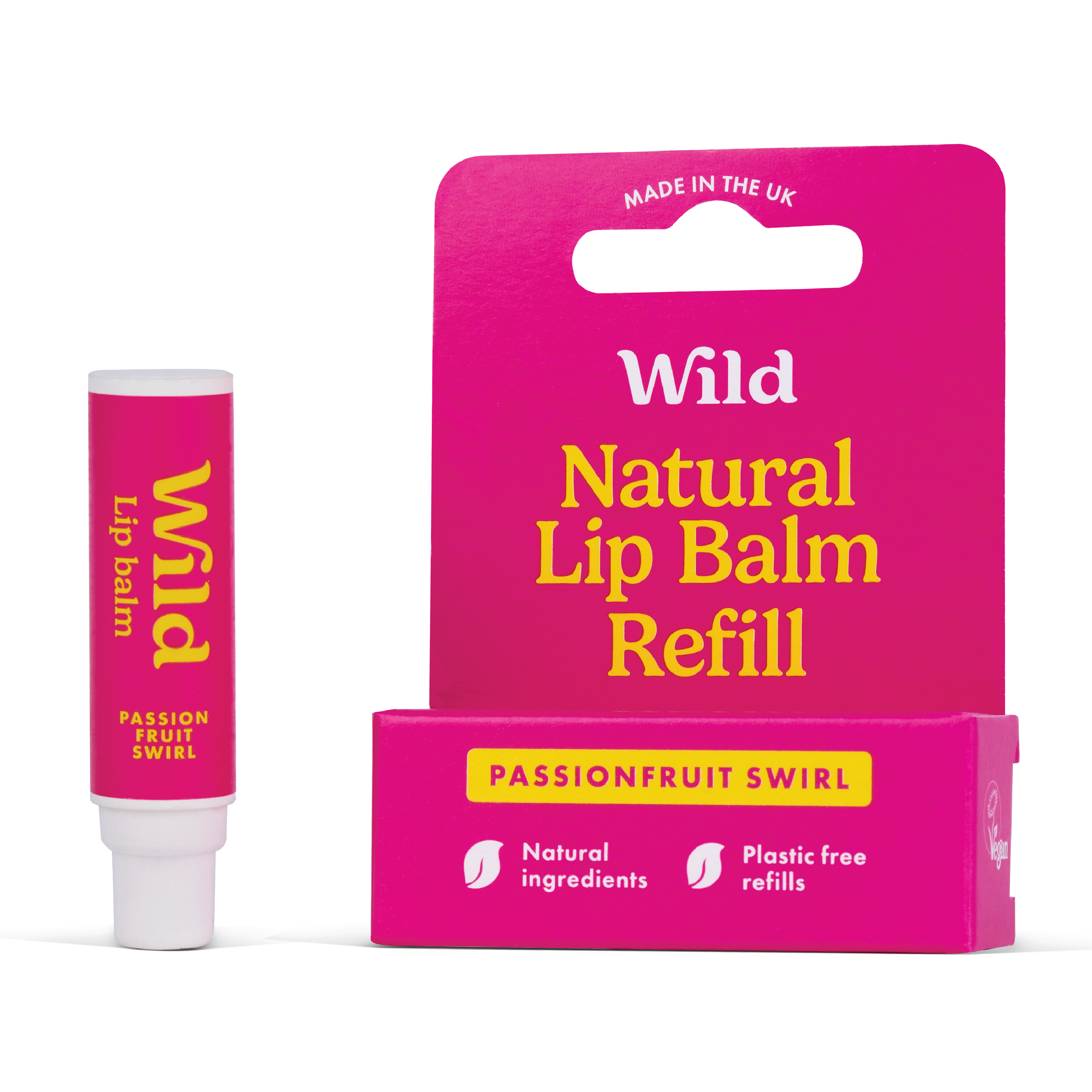 Wild Lip Balm Passionfruit Swirl Refill, 4,5 g