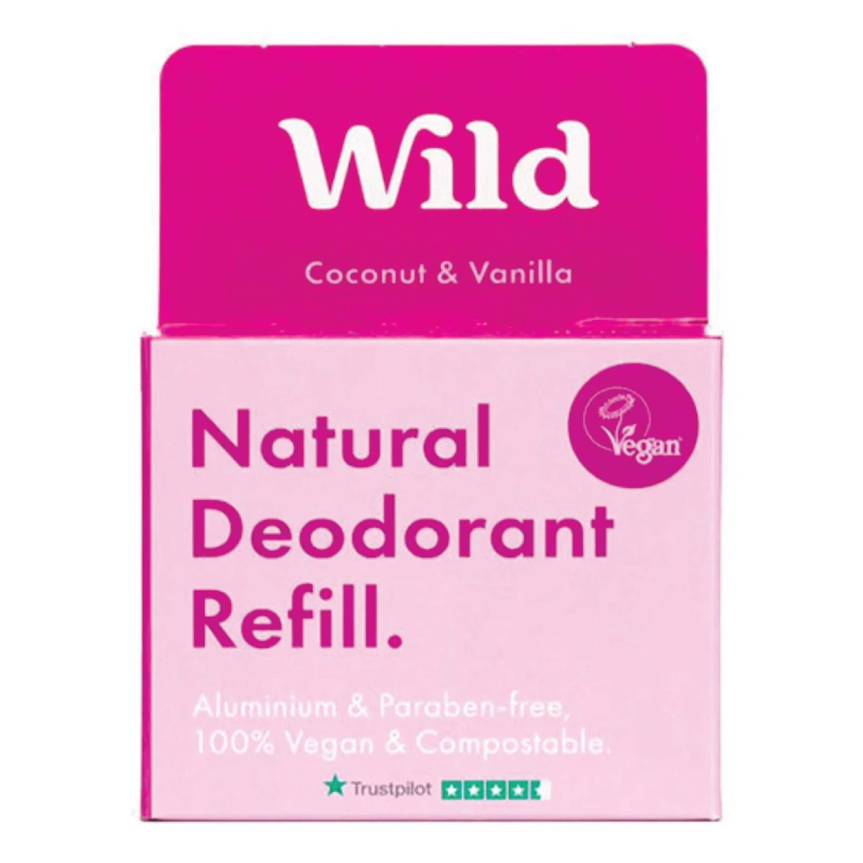 Wild Wild Deo Coconut & Vanilla refill, 40 gram