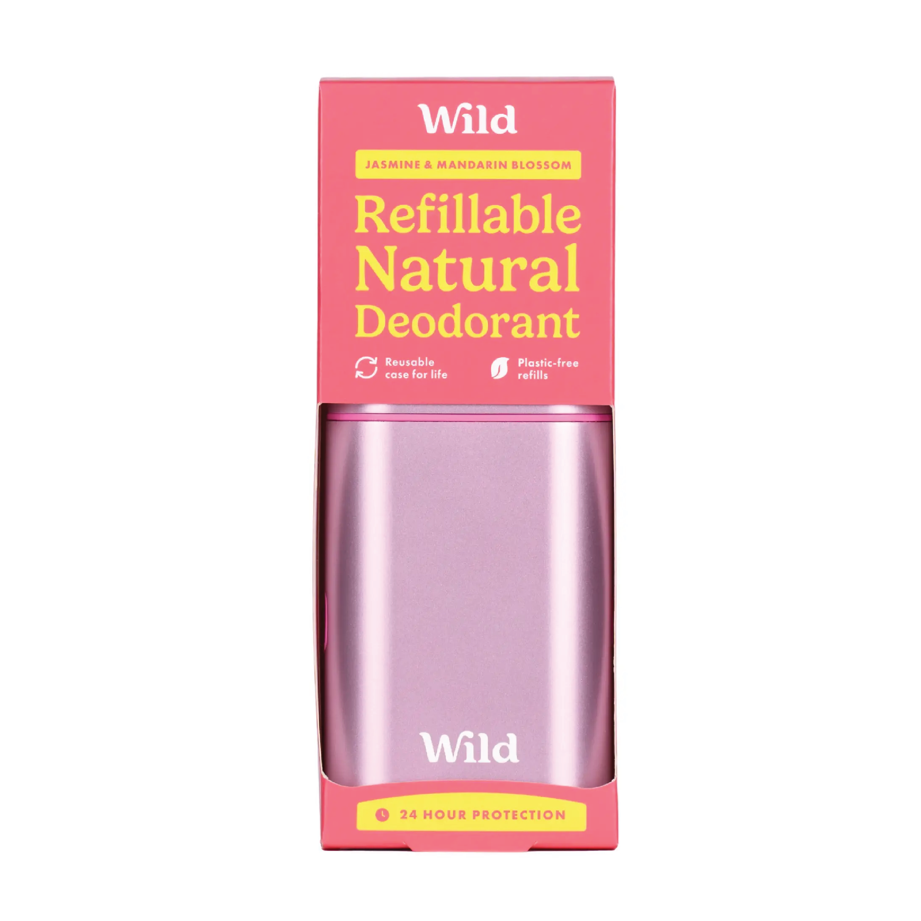 Wild Wild Deo Jasmine & Mandarin Blossom Startpakke, Rosa, 40 g