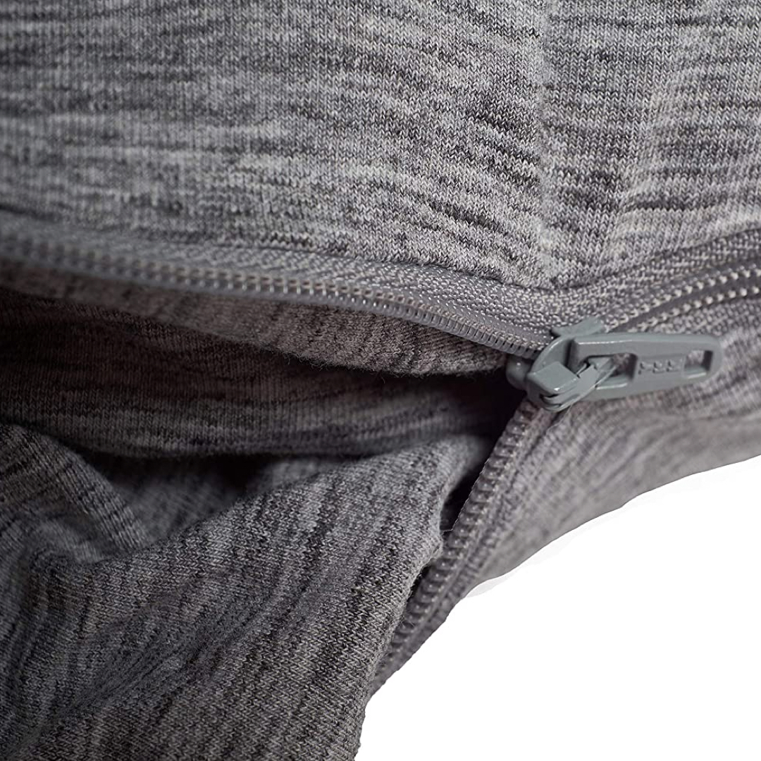 Woombie Babysvøp Grow With Me Økologisk, 0–18 mnd, grå, 1 stk.