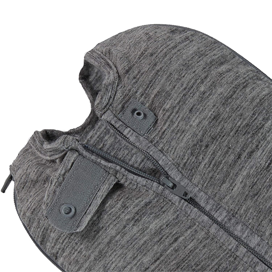 Woombie Babysvøp Grow With Me Økologisk, 0–18 mnd, grå, 1 stk.