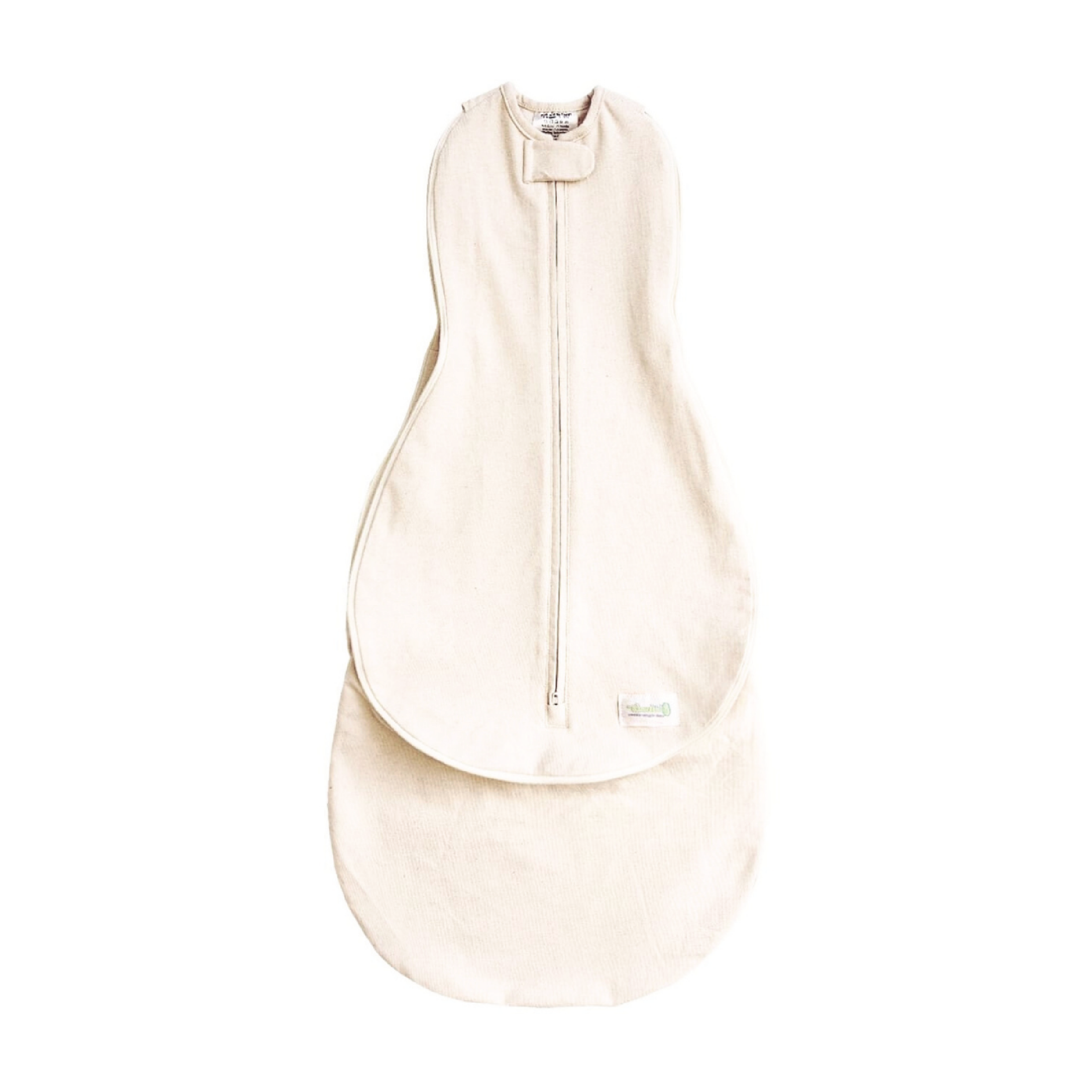 Woombie Babysvøp Grow With Me Økologisk, 0-18 mnd, hvit, 1 stk.