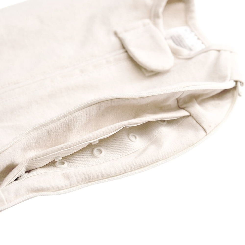 Woombie Babysvøp Grow With Me Økologisk, 0-18 mnd, hvit, 1 stk.