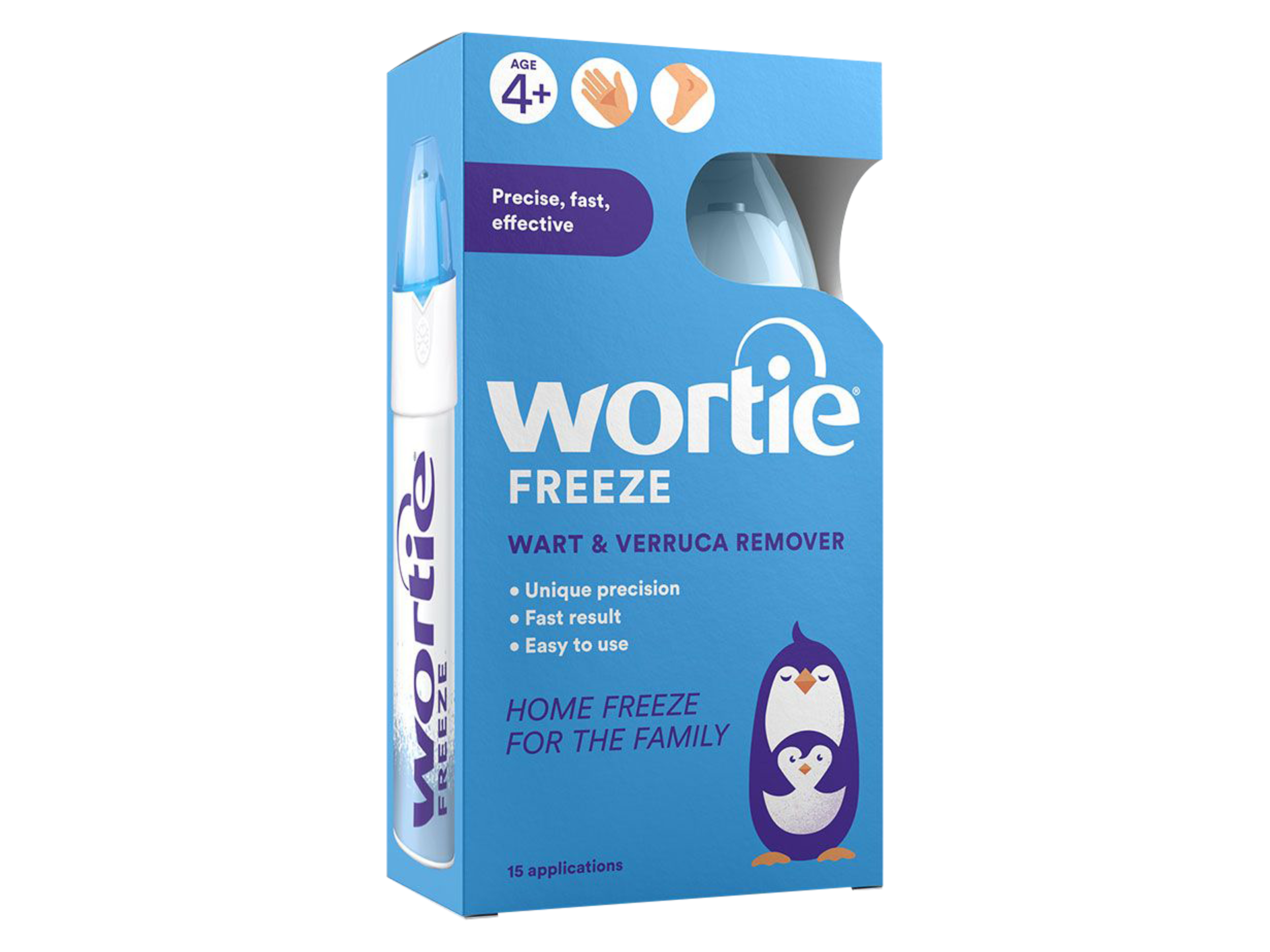 Wortie Freeze Vortefjerner, 50 ml