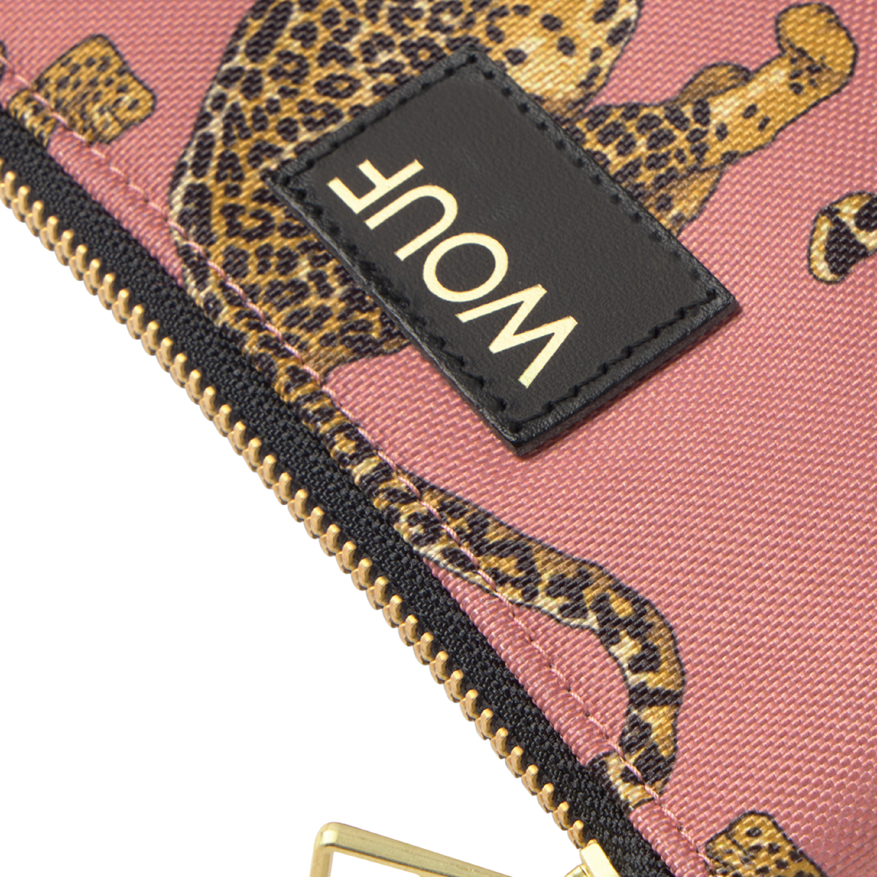 WOUF Blush Leopard Small Pouch, 1 stk