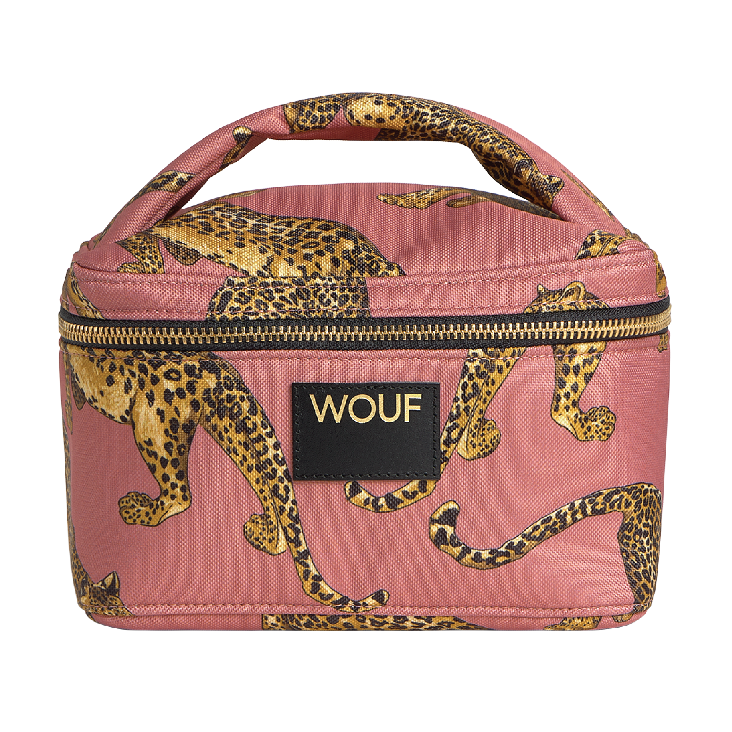 WOUF Blush Leopard Vanity Bag, 1 stk