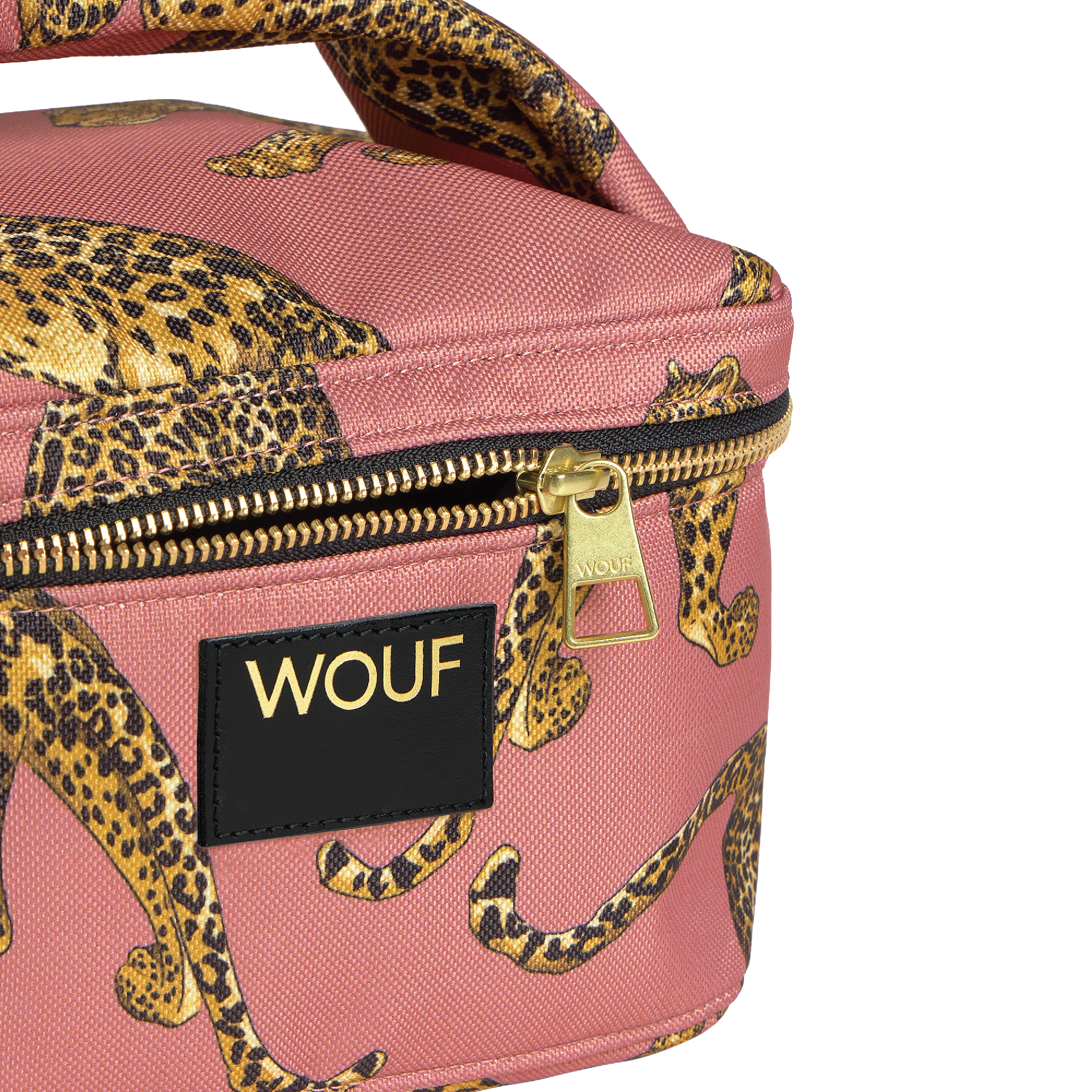 WOUF Blush Leopard Vanity Bag, 1 stk