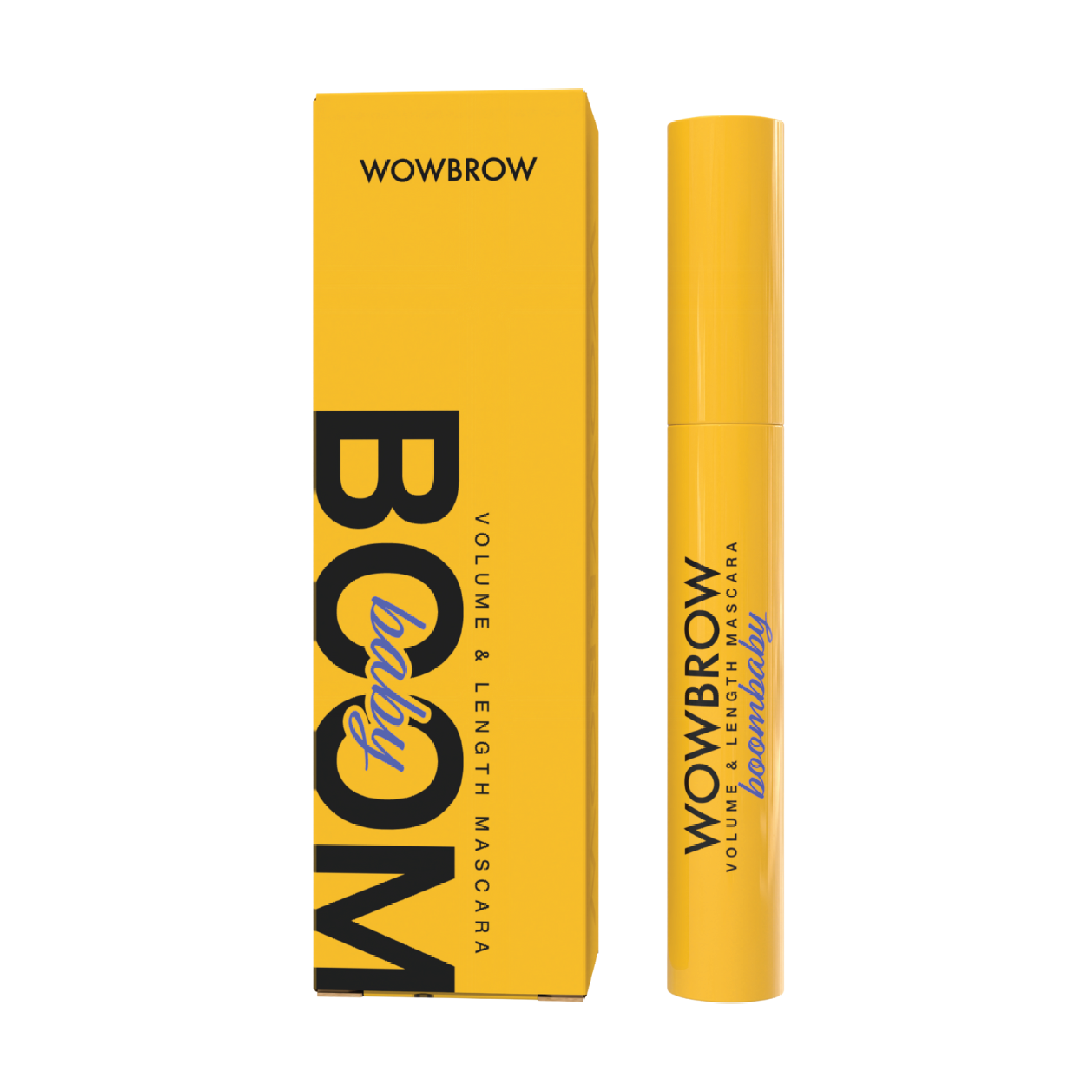 WOWBROW Boom Baby Mascara, Carbon black, 10 ml