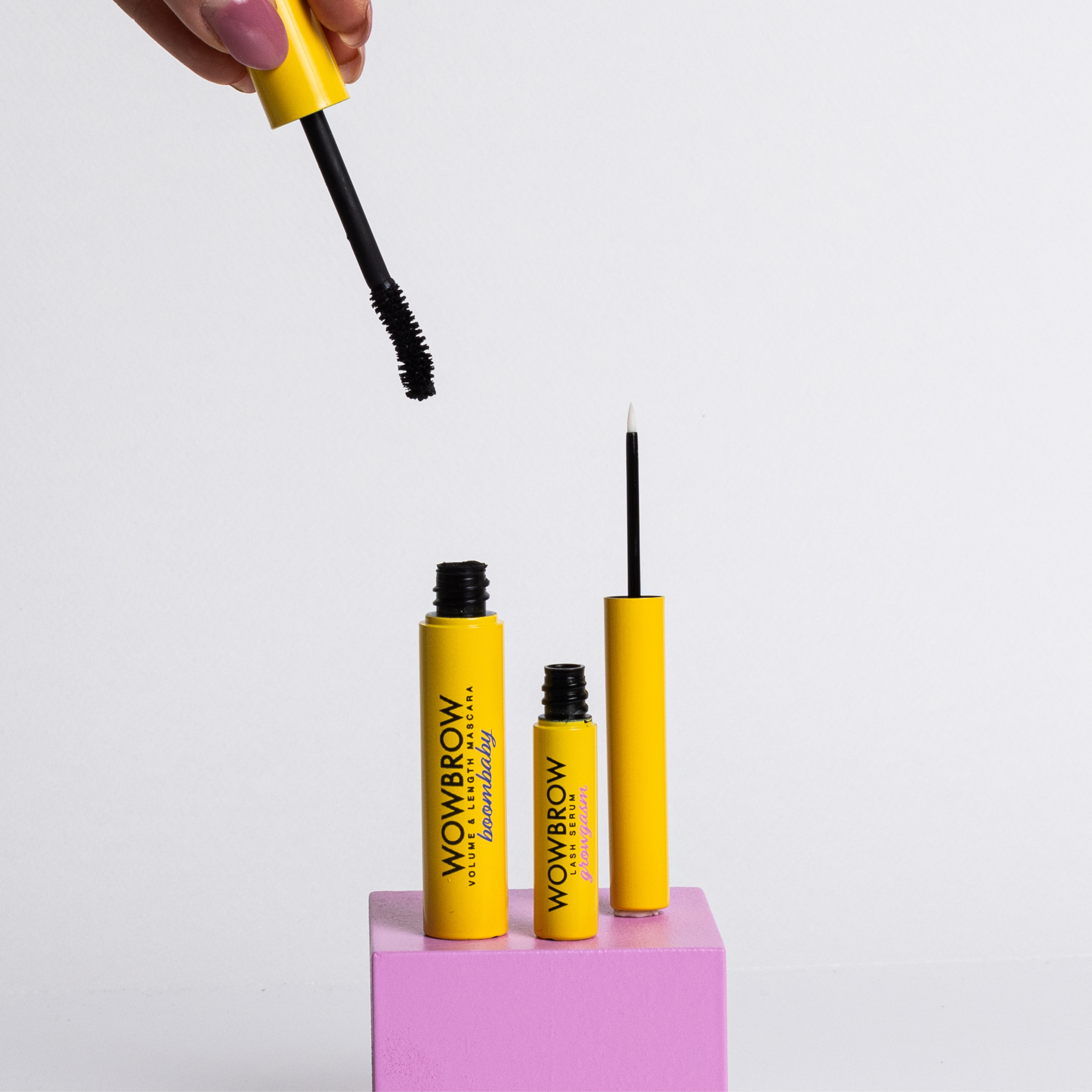 WOWBROW Boom Baby Mascara, Carbon black, 10 ml