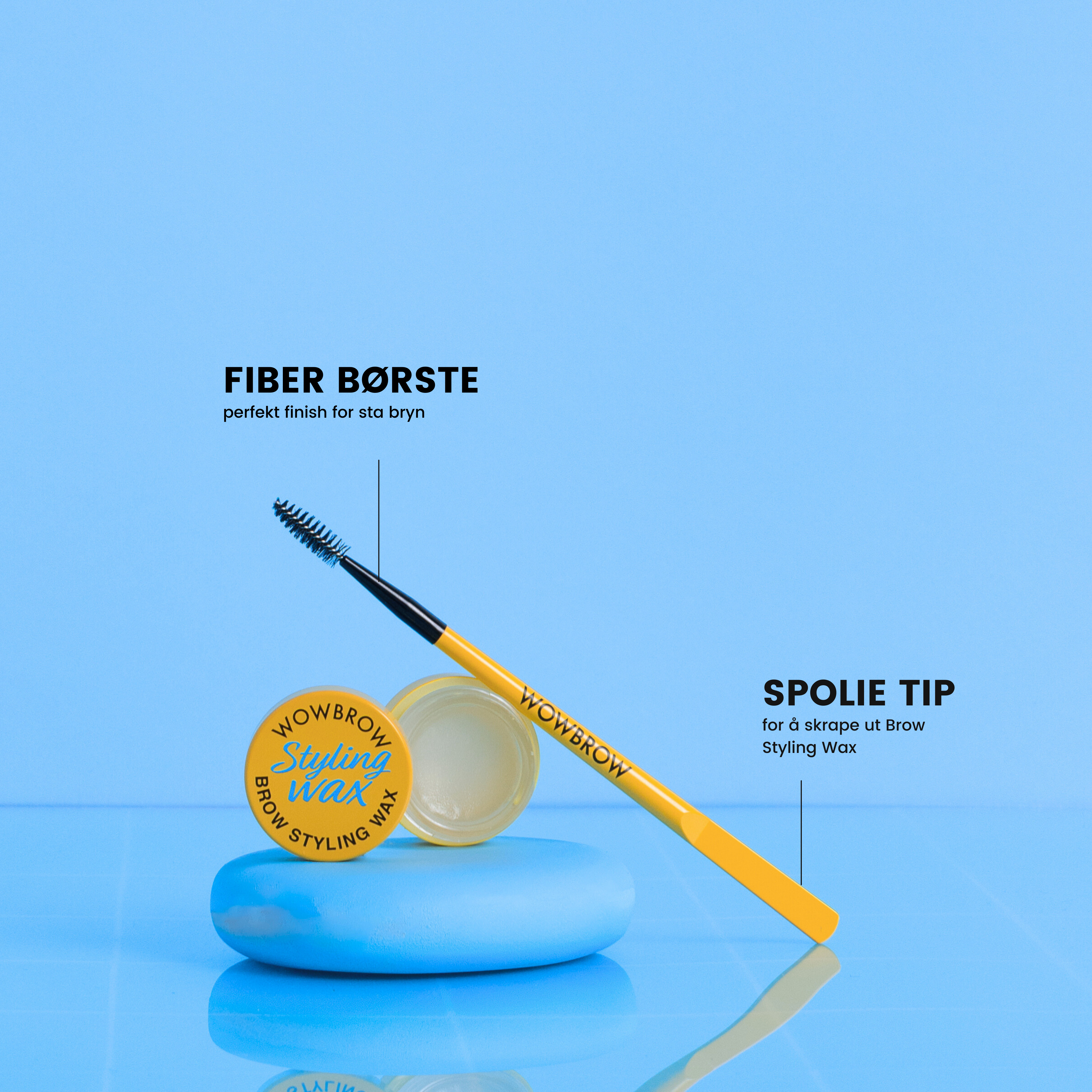 WOWBROW Brow Styling Brush, 1 stk.