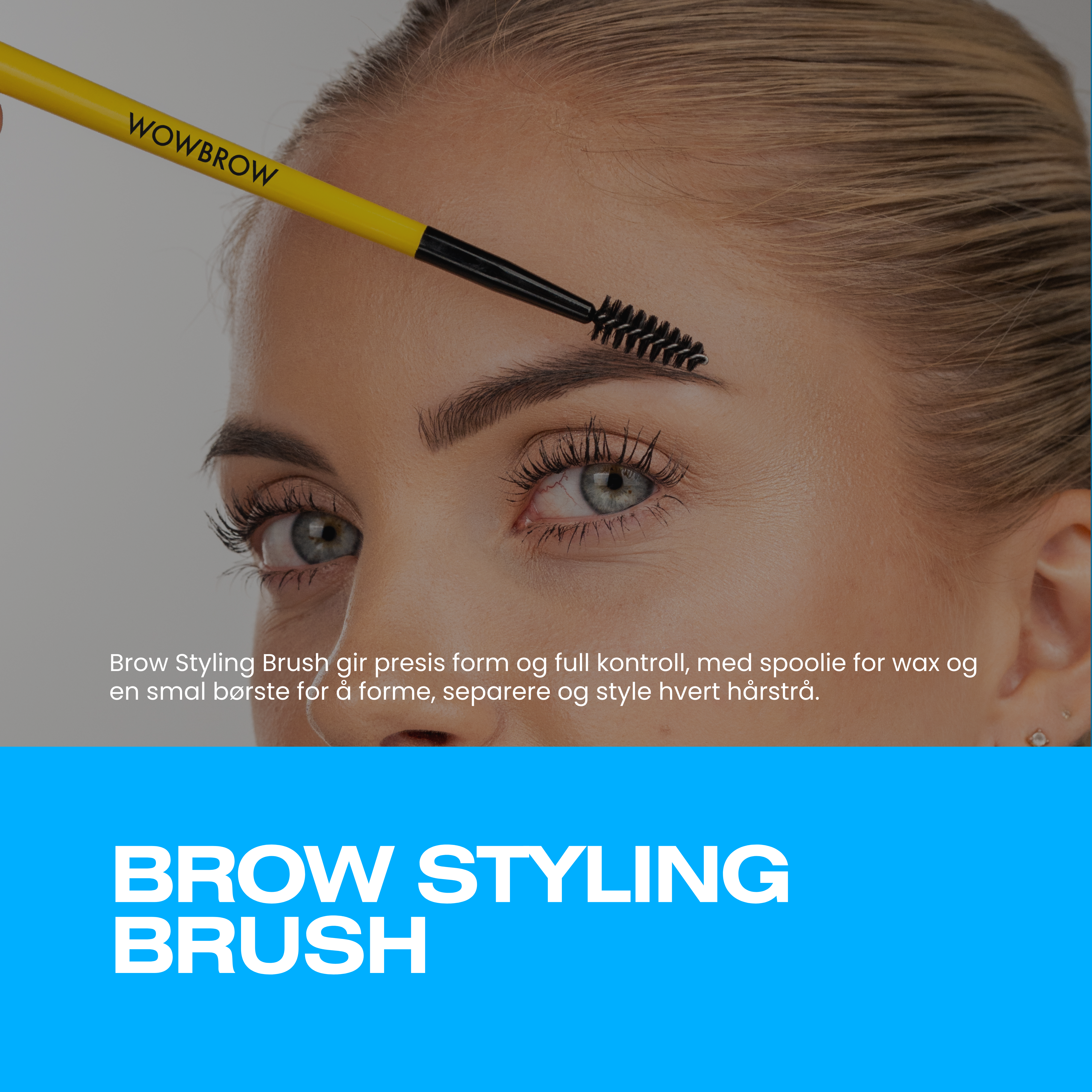 WOWBROW Brow Styling Brush, 1 stk.