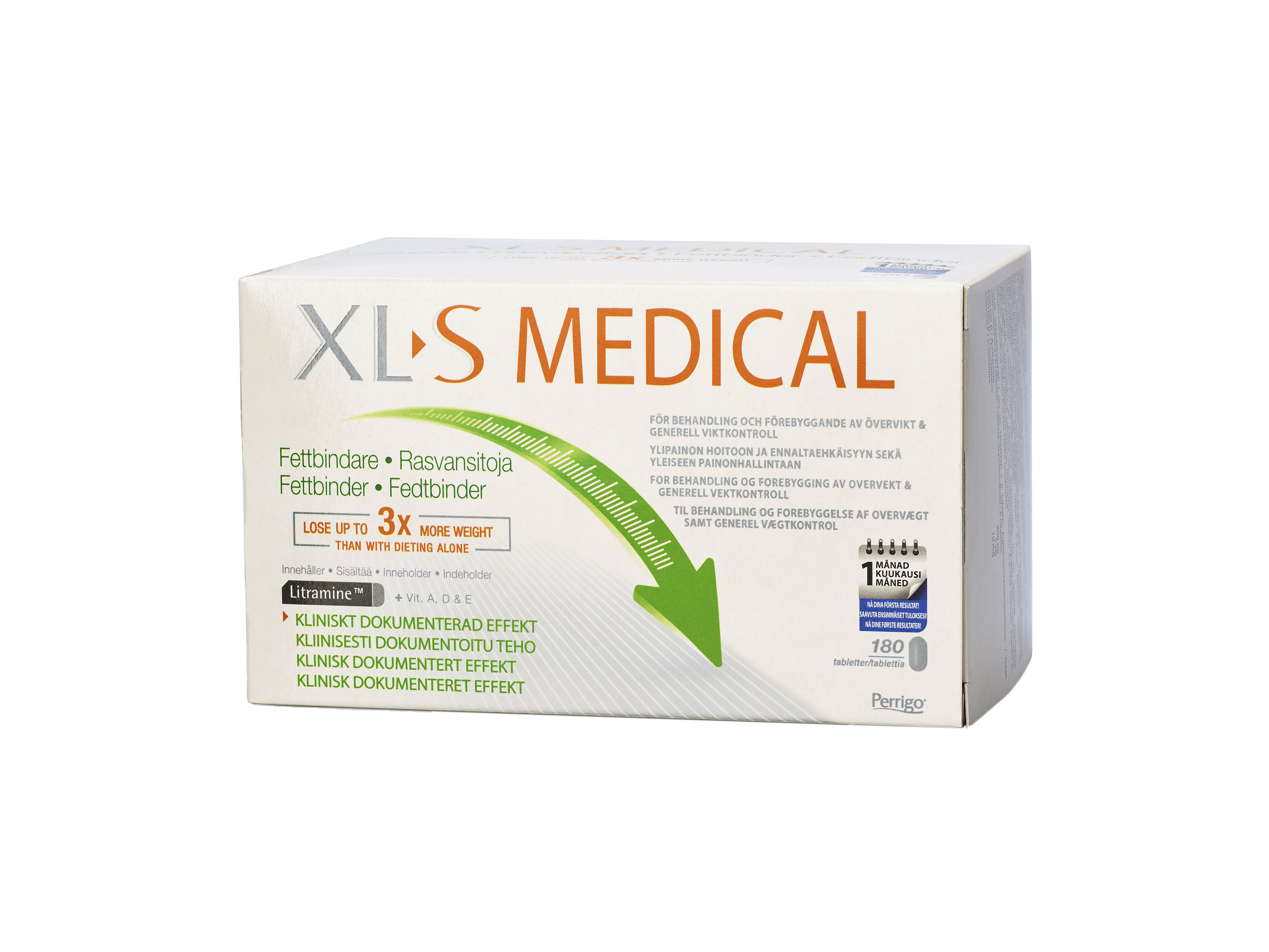 XL-S Medical fettbinder tabletter, 180 stk.