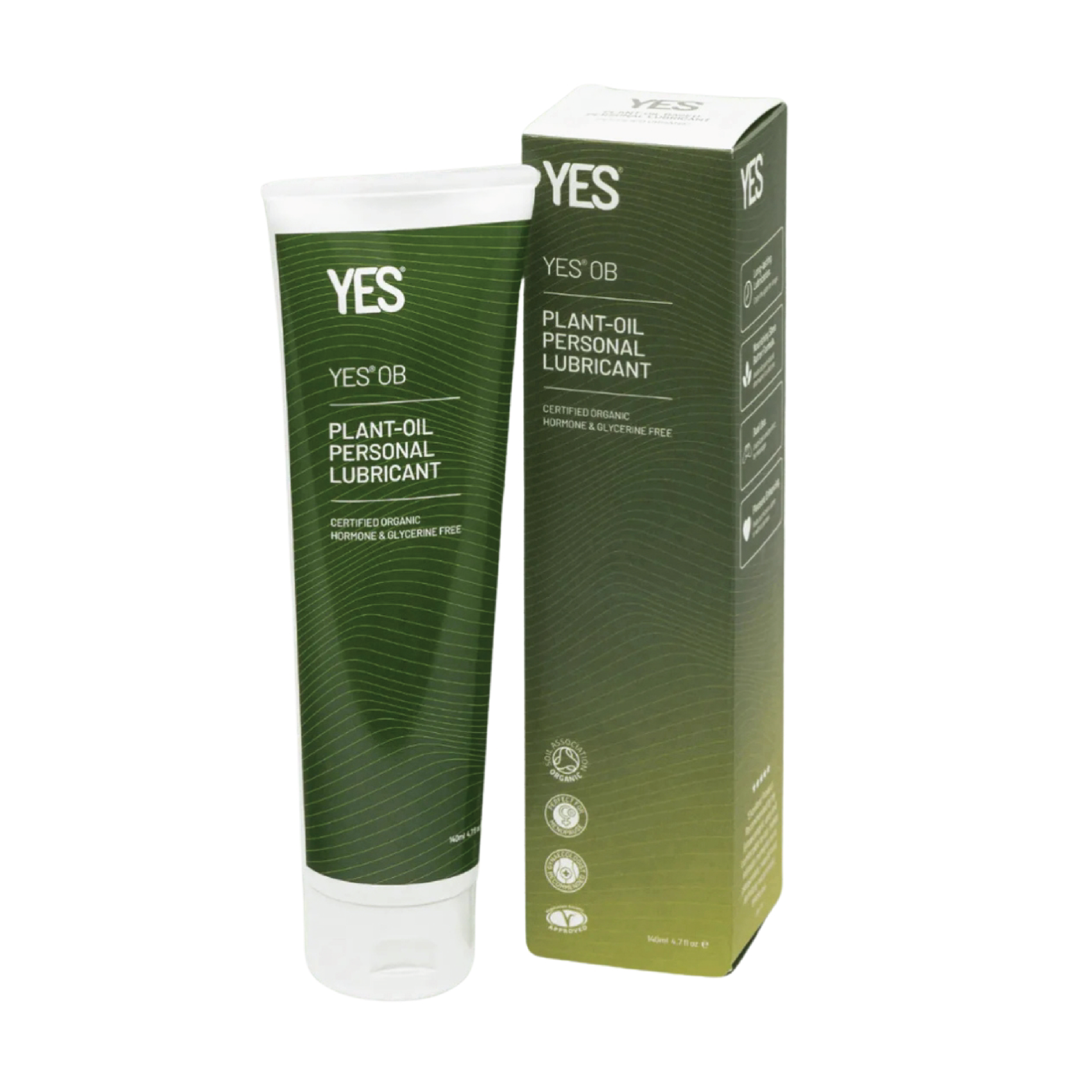 YES OB Planteoljebasert Glidemiddel, 140 ml