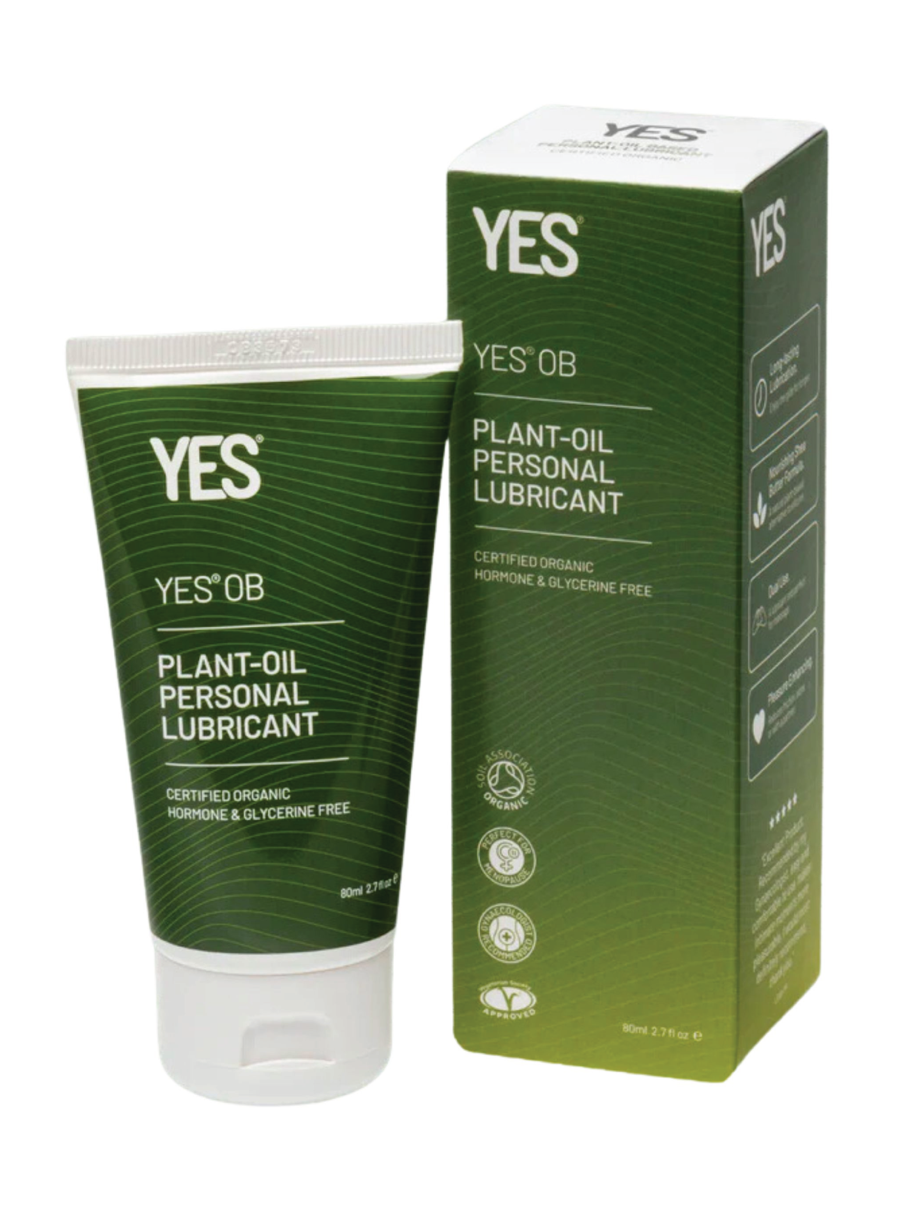 YES OB Planteoljebasert Glidemiddel, 80 ml