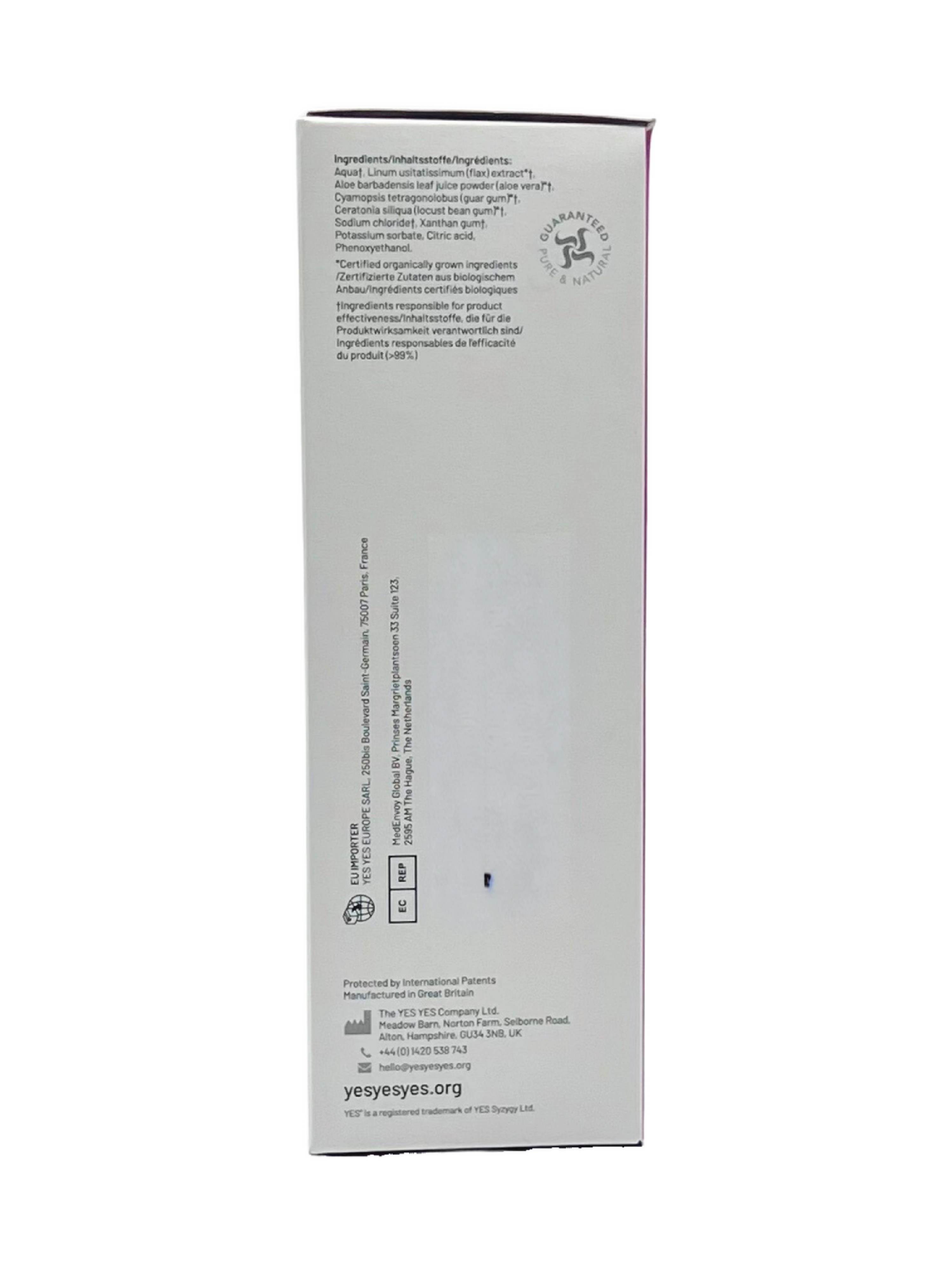 YES VM Vannbasert Vaginal Moisturiser, 100 ml