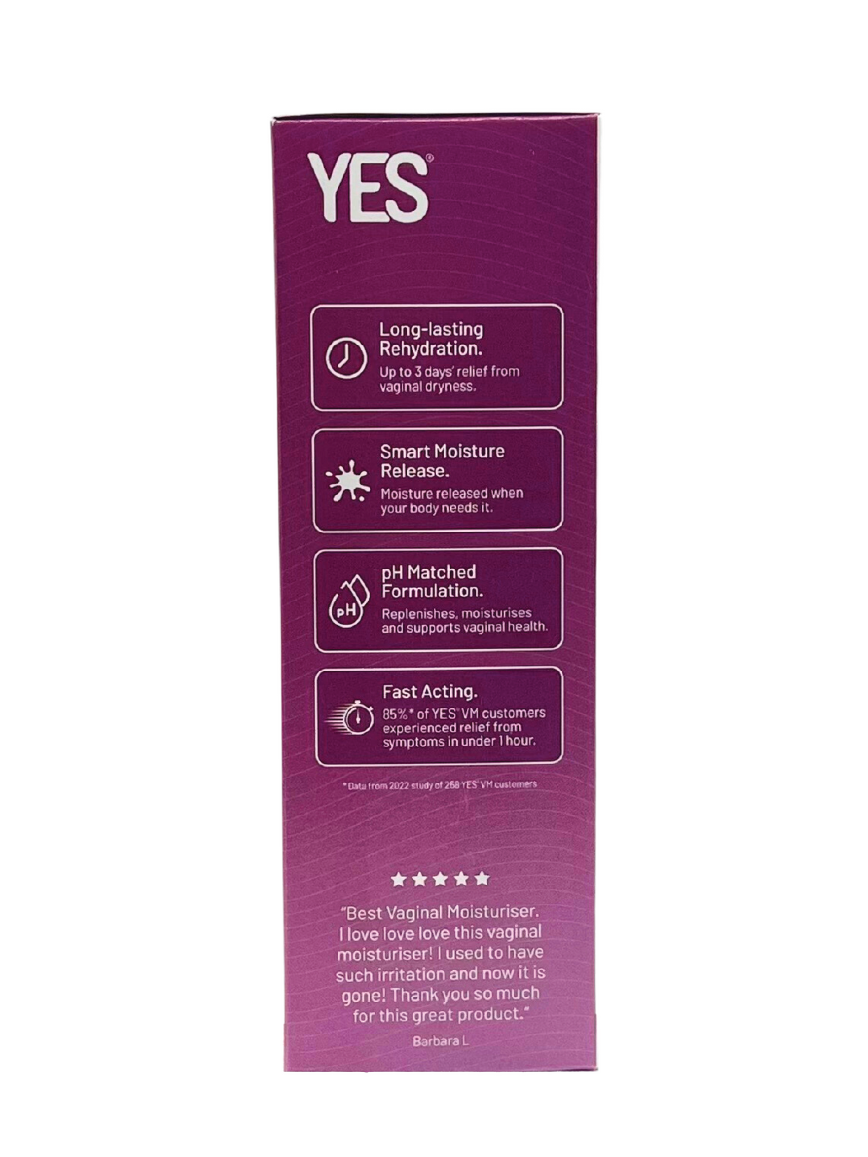 YES VM Vannbasert Vaginal Moisturiser, 6 x 5 ml