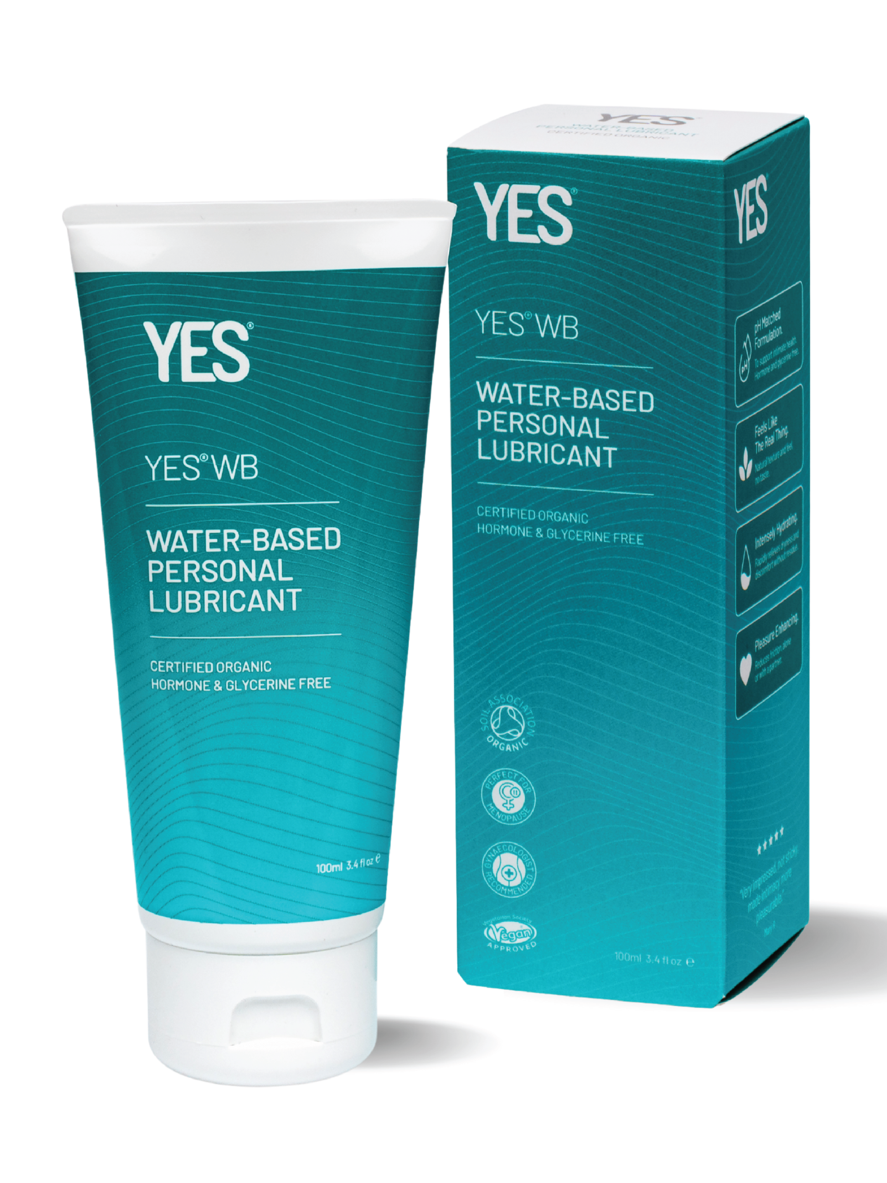 Yes Glidemiddel WB Organic 100ml Yes Glidemiddel WB Organic 100ml