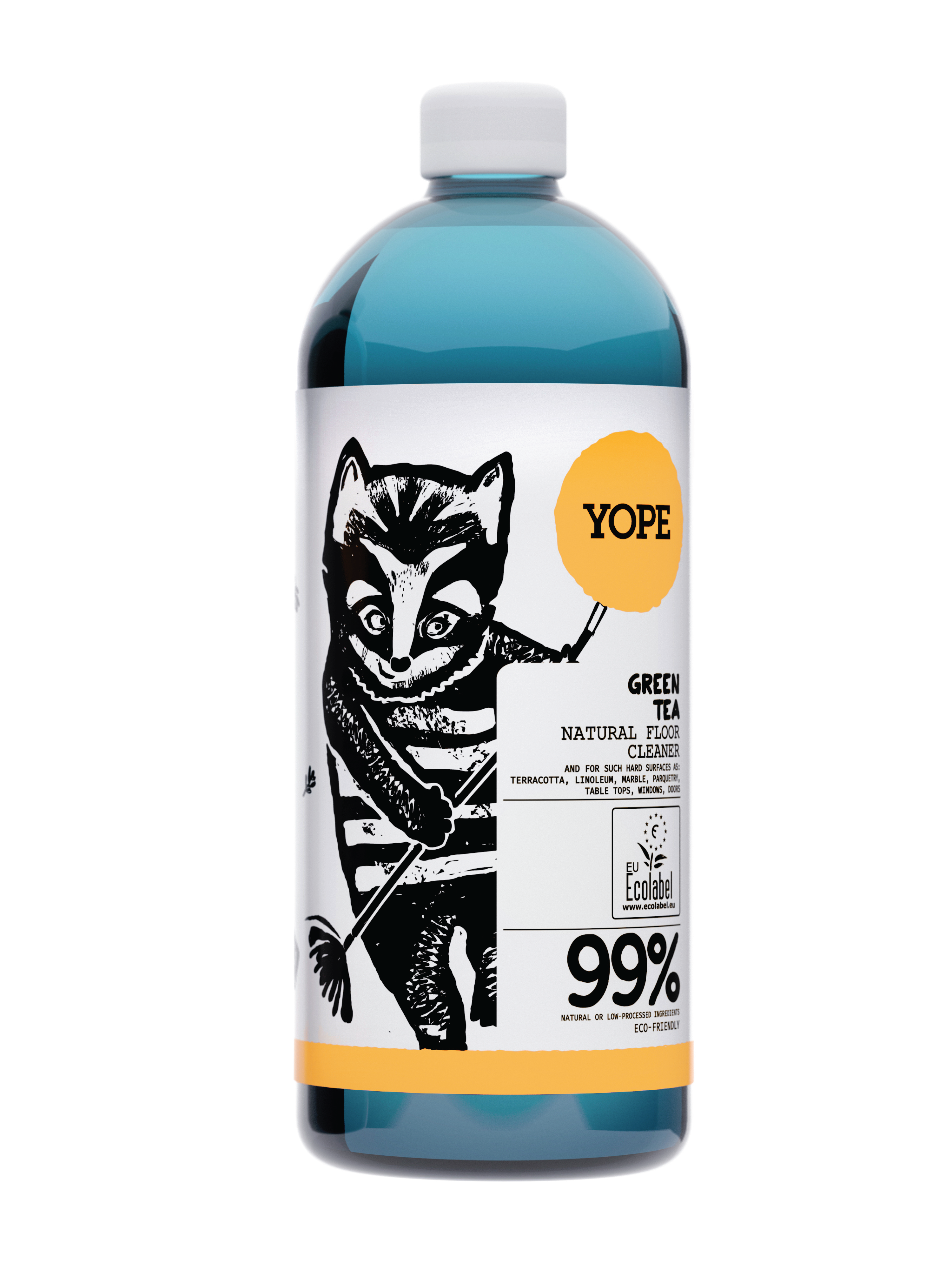 YOPE Floor Cleaner, Green Tea, 1000 ml