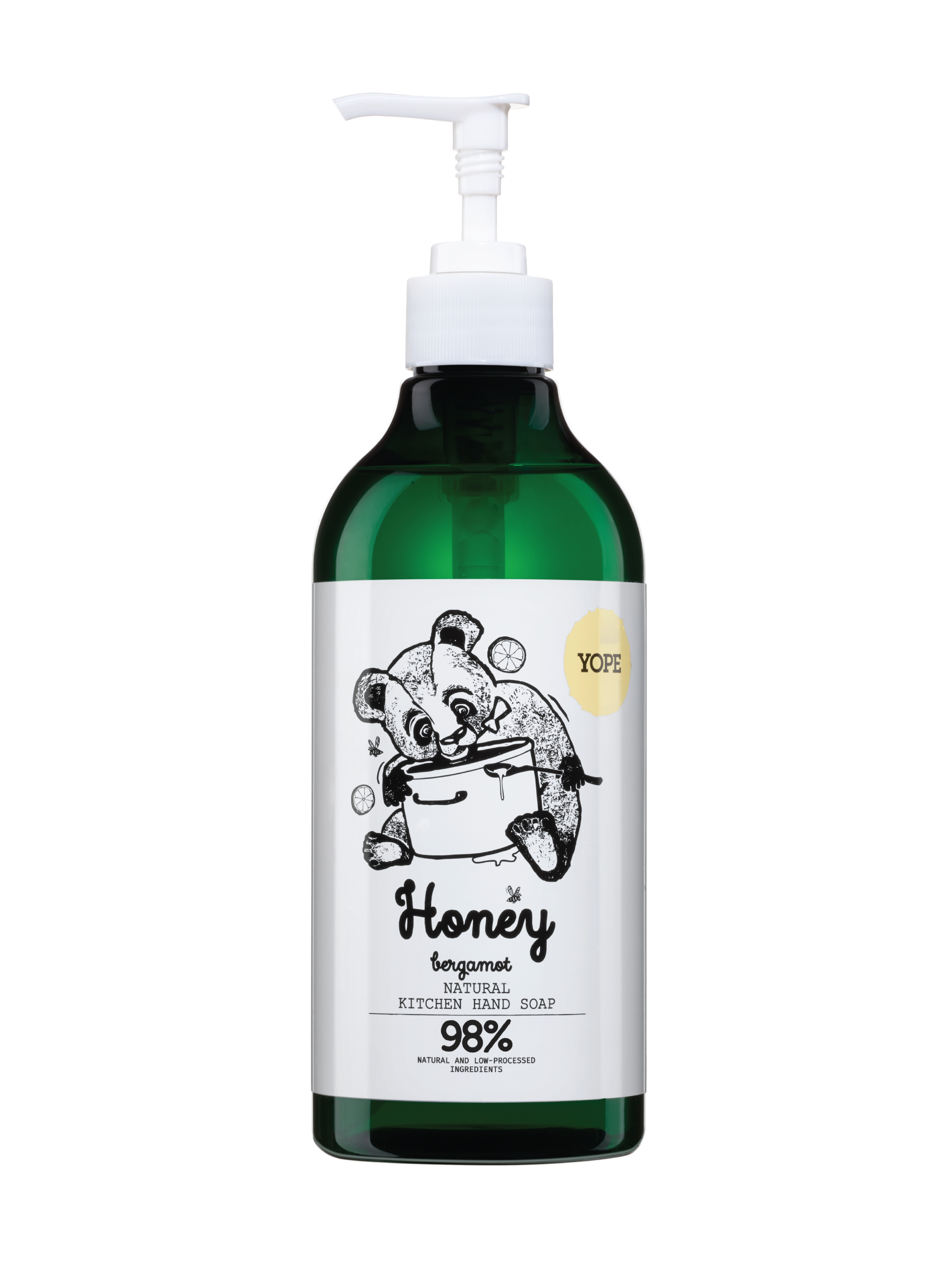 YOPE Hand Wash Kitchen, Honey & Bergamot, 500 ml