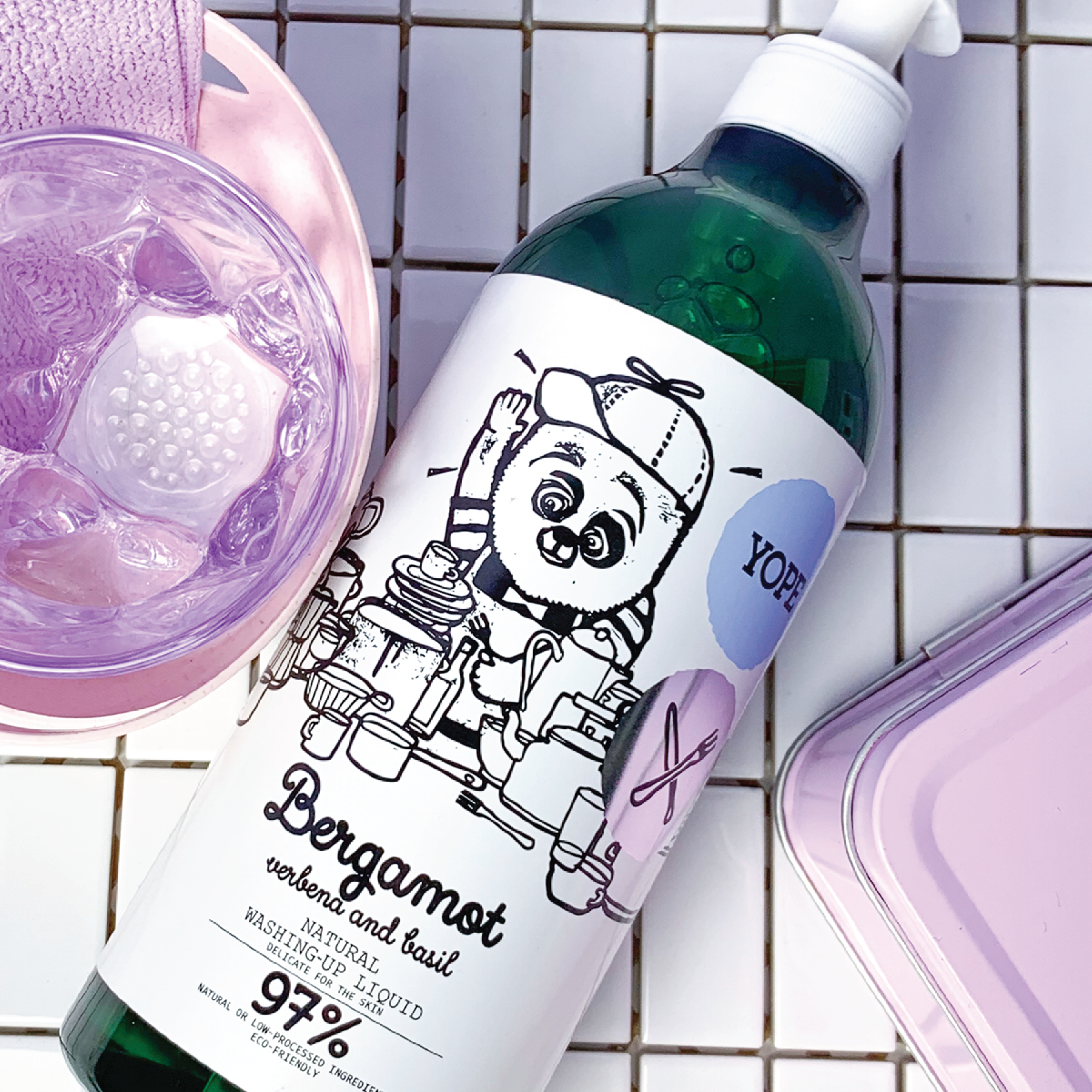 YOPE Natural Washing-Up Liquid Oppvasksåpe, 750 ml