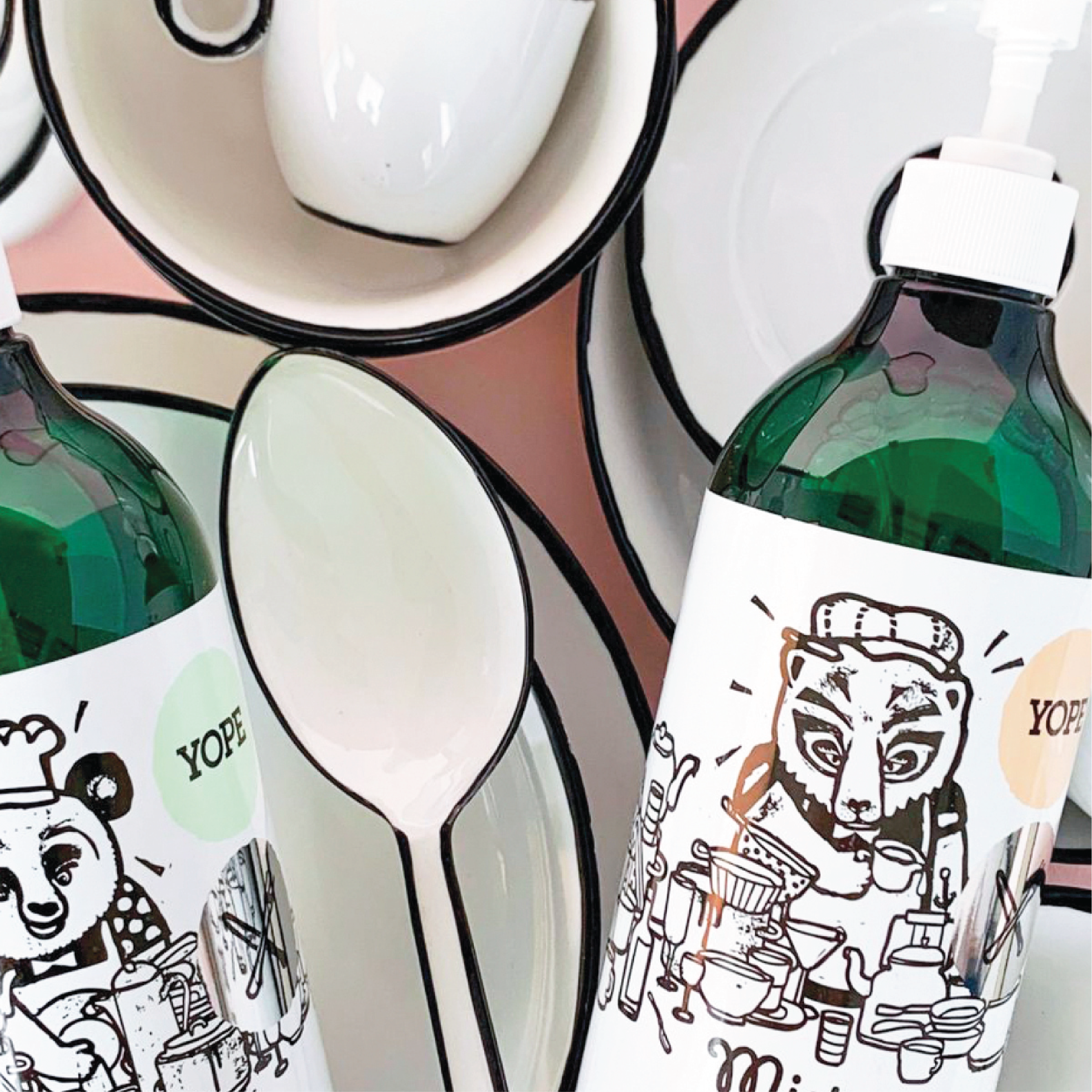 YOPE Natural Washing-Up Liquid Oppvasksåpe, 750 ml