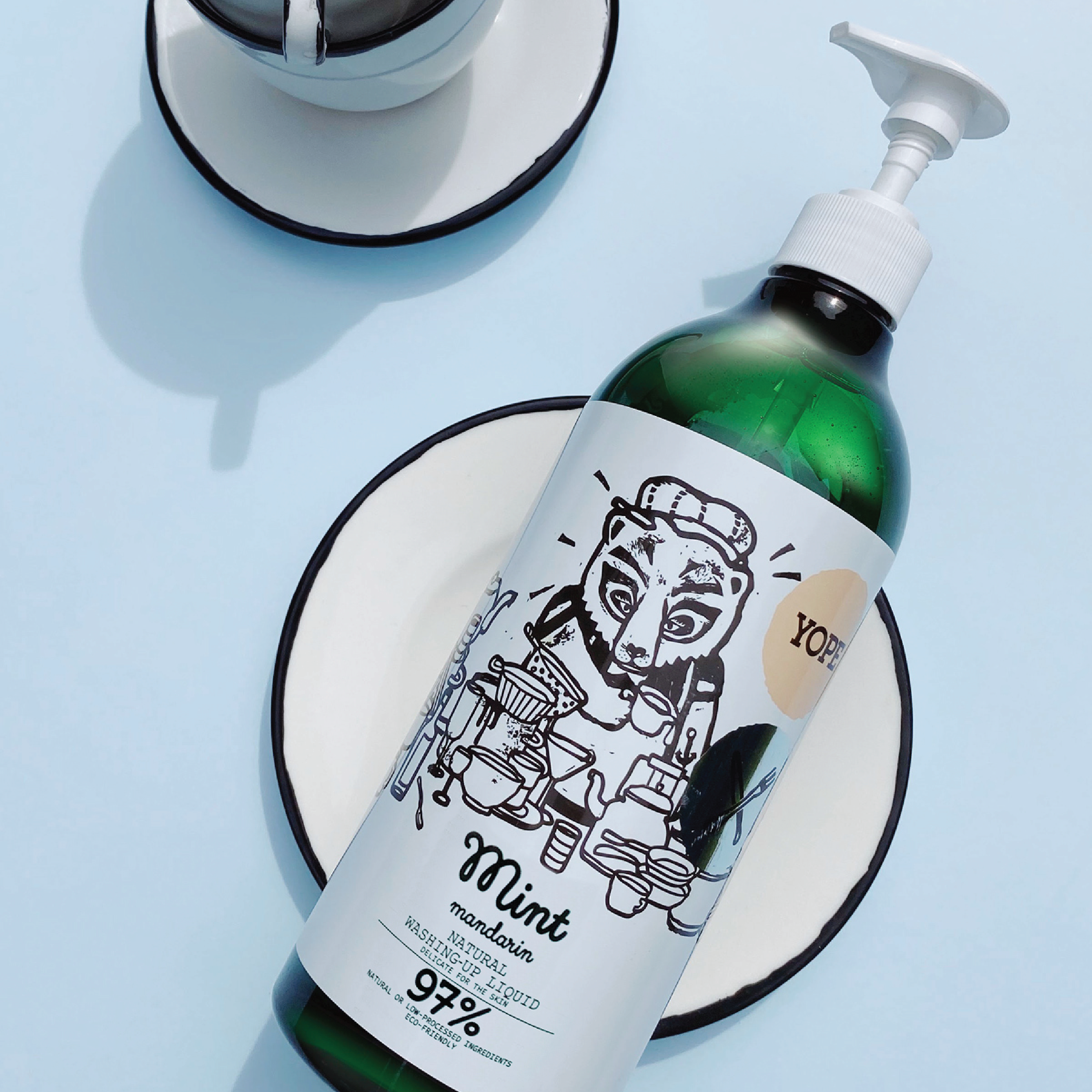 YOPE Natural Washing-Up Liquid Oppvasksåpe, 750 ml