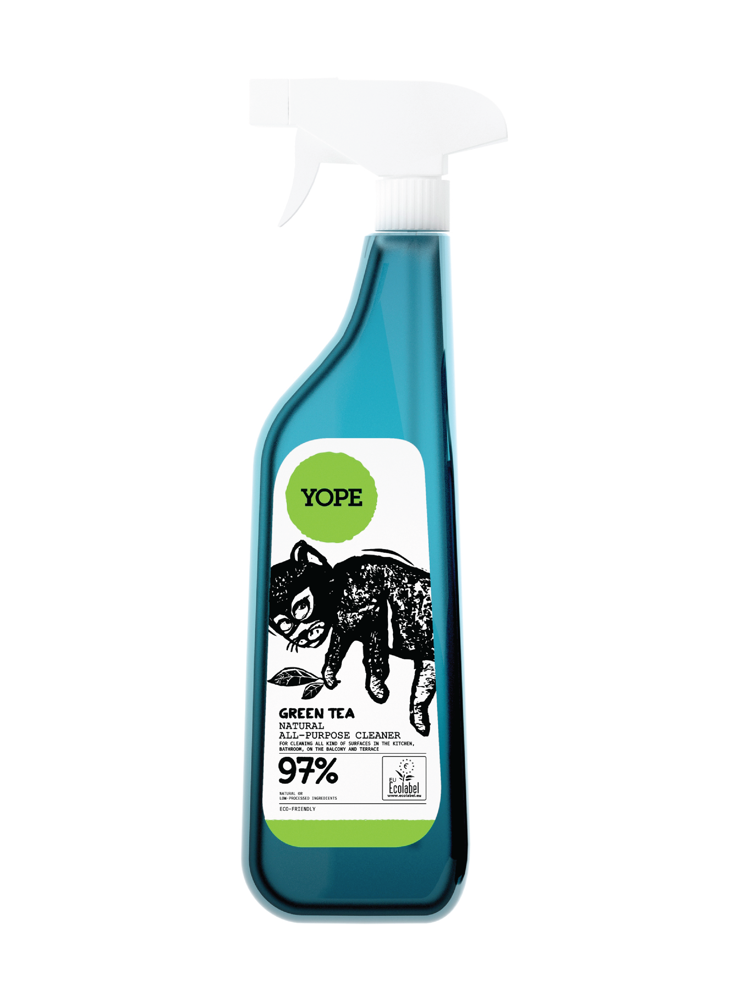 YOPE Universal Cleaner, Green Tea, 750 ml