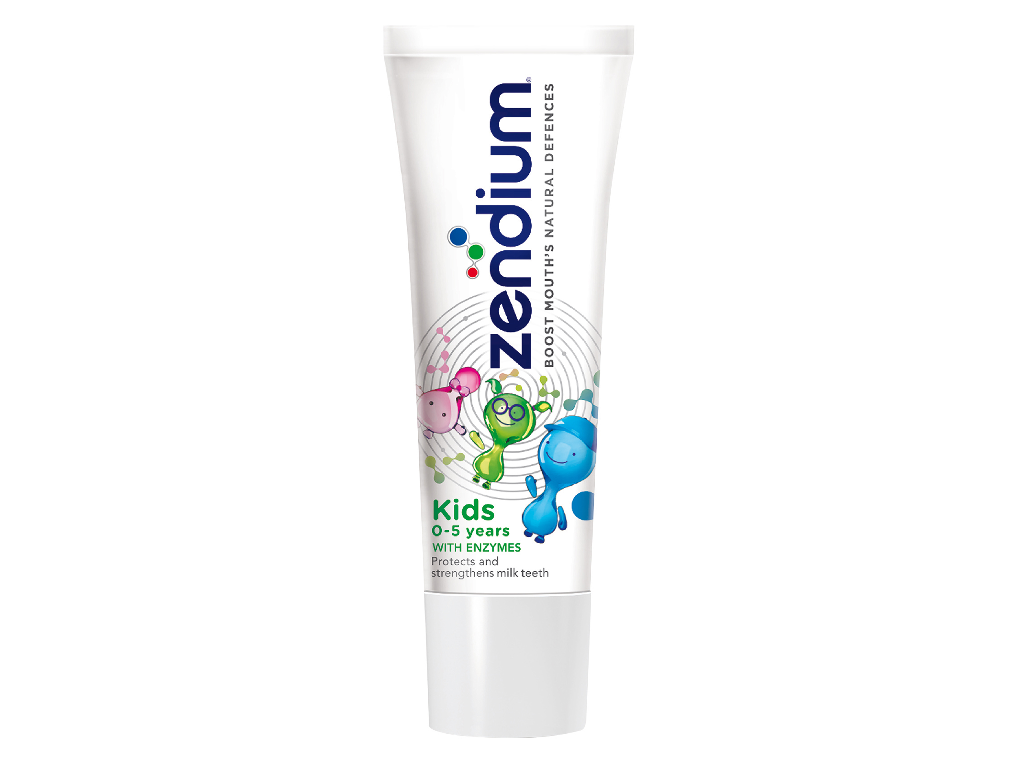 Zendium Kids Tannkrem, 0-5 år, Reisestørrelse, 15 ml