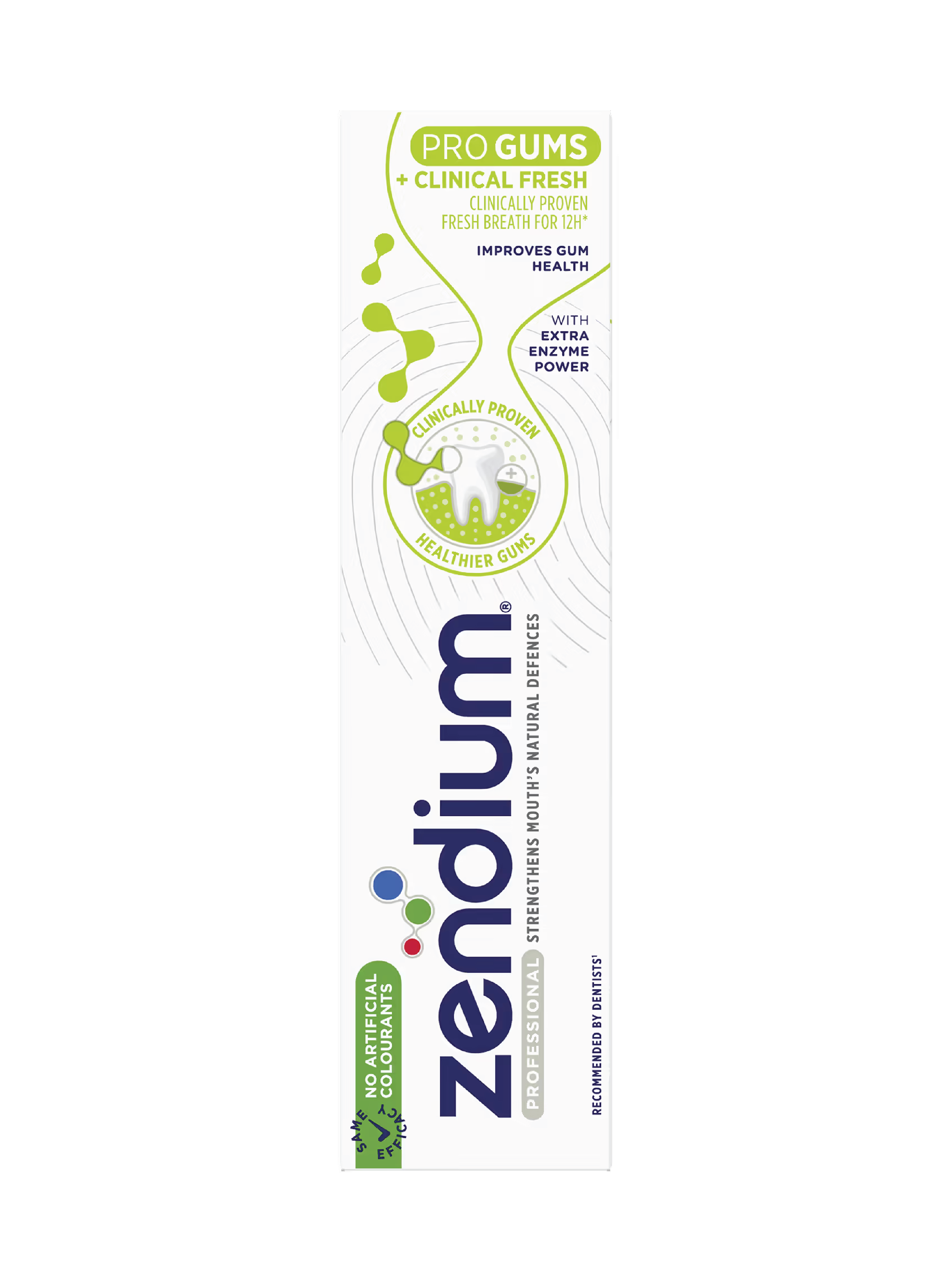 Zendium PROGUMS + Clinical Fresh Tannkrem, 75 ml