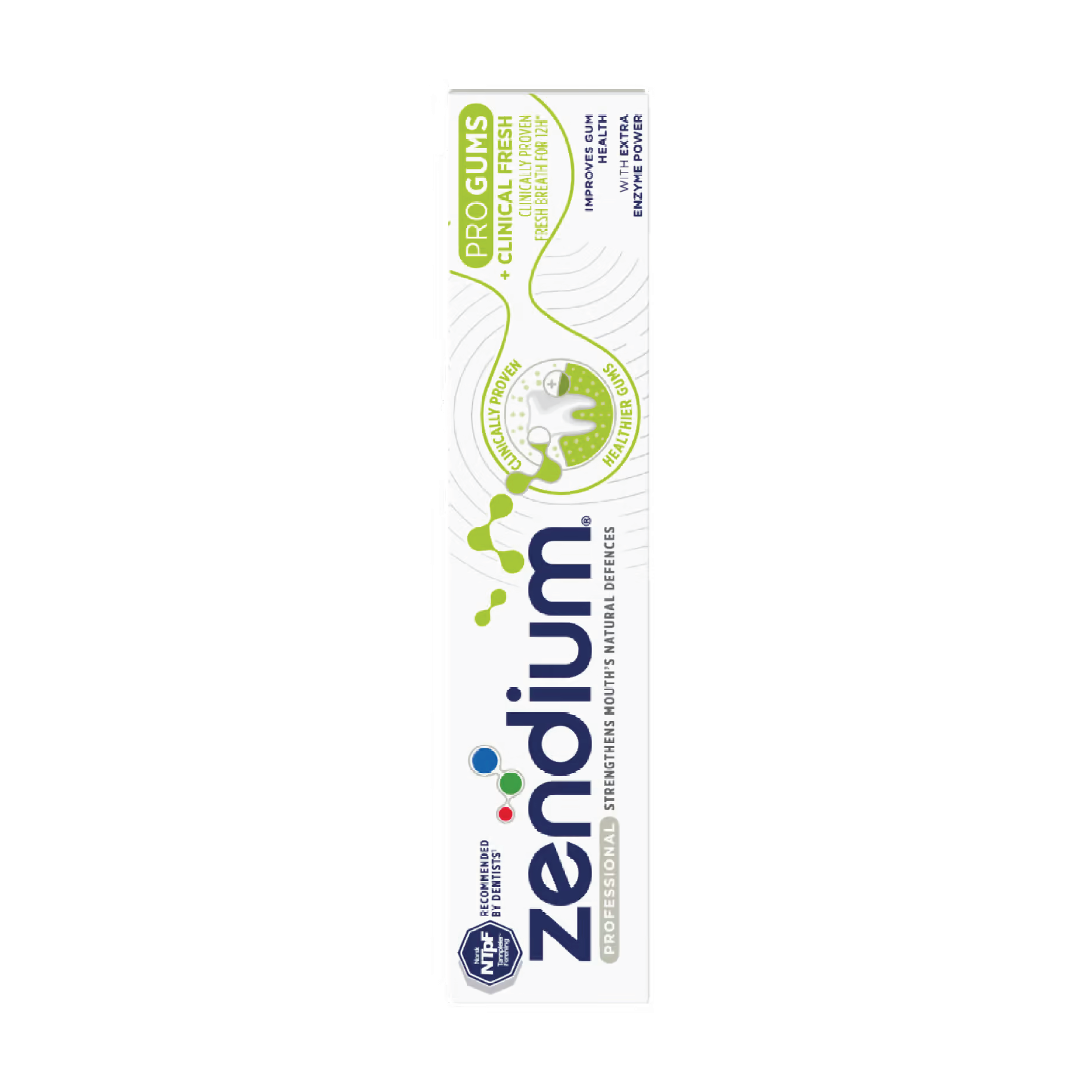 Zendium PROGUMS + Clinical Fresh Tannkrem, 75 ml