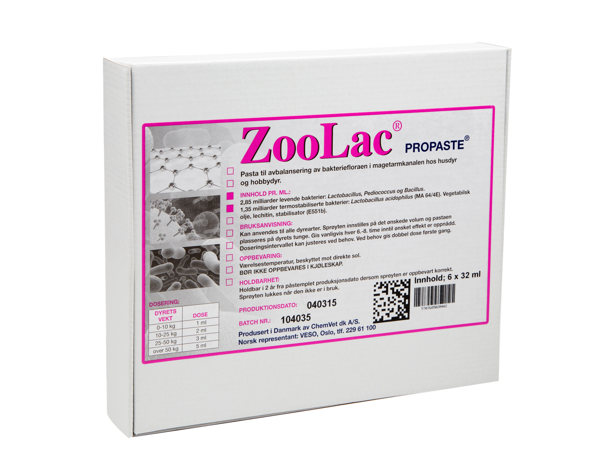 Zoolac Propaste, 6 x 32 ml