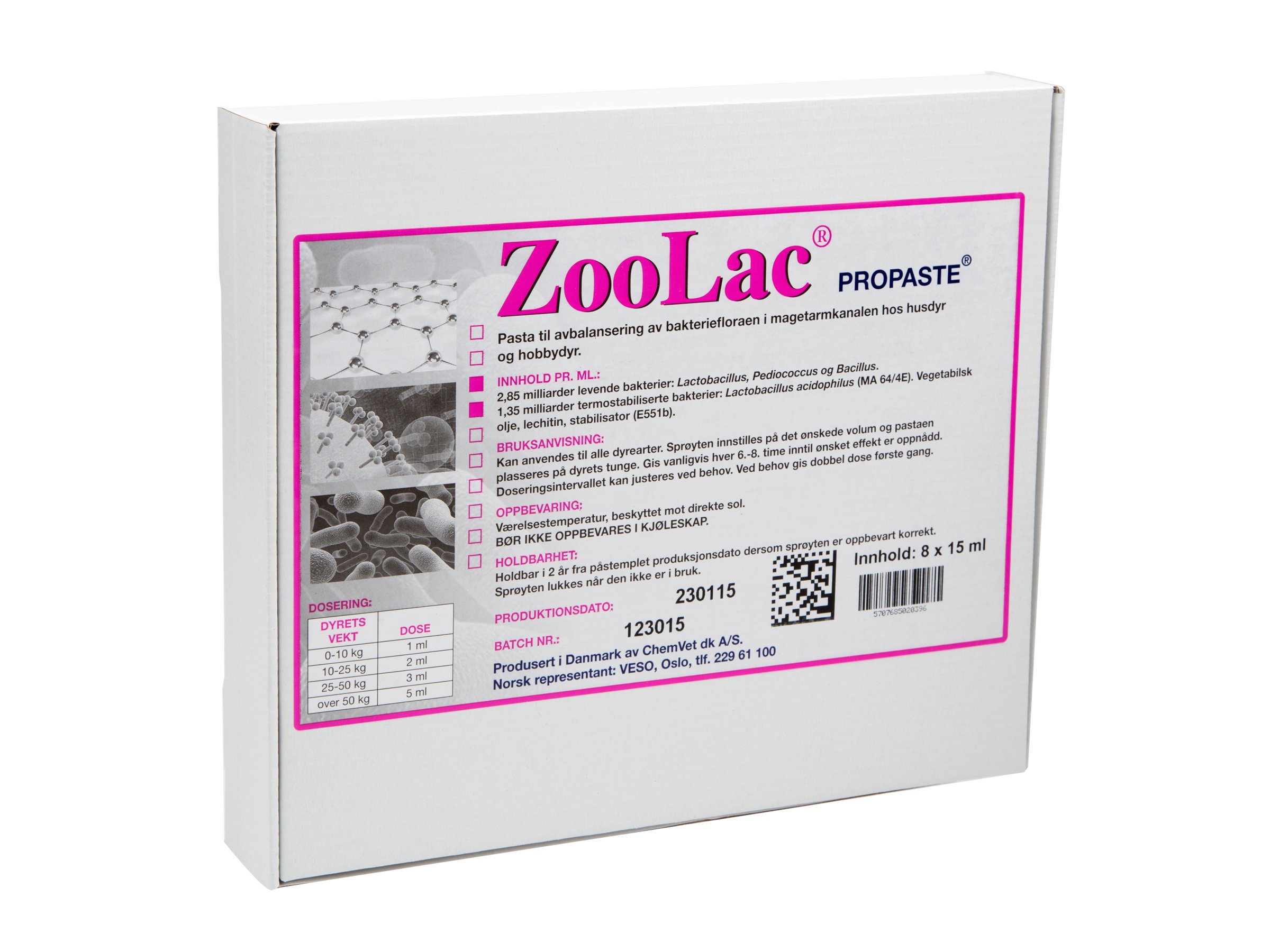 Zoolac Propaste, 8 x 15 ml